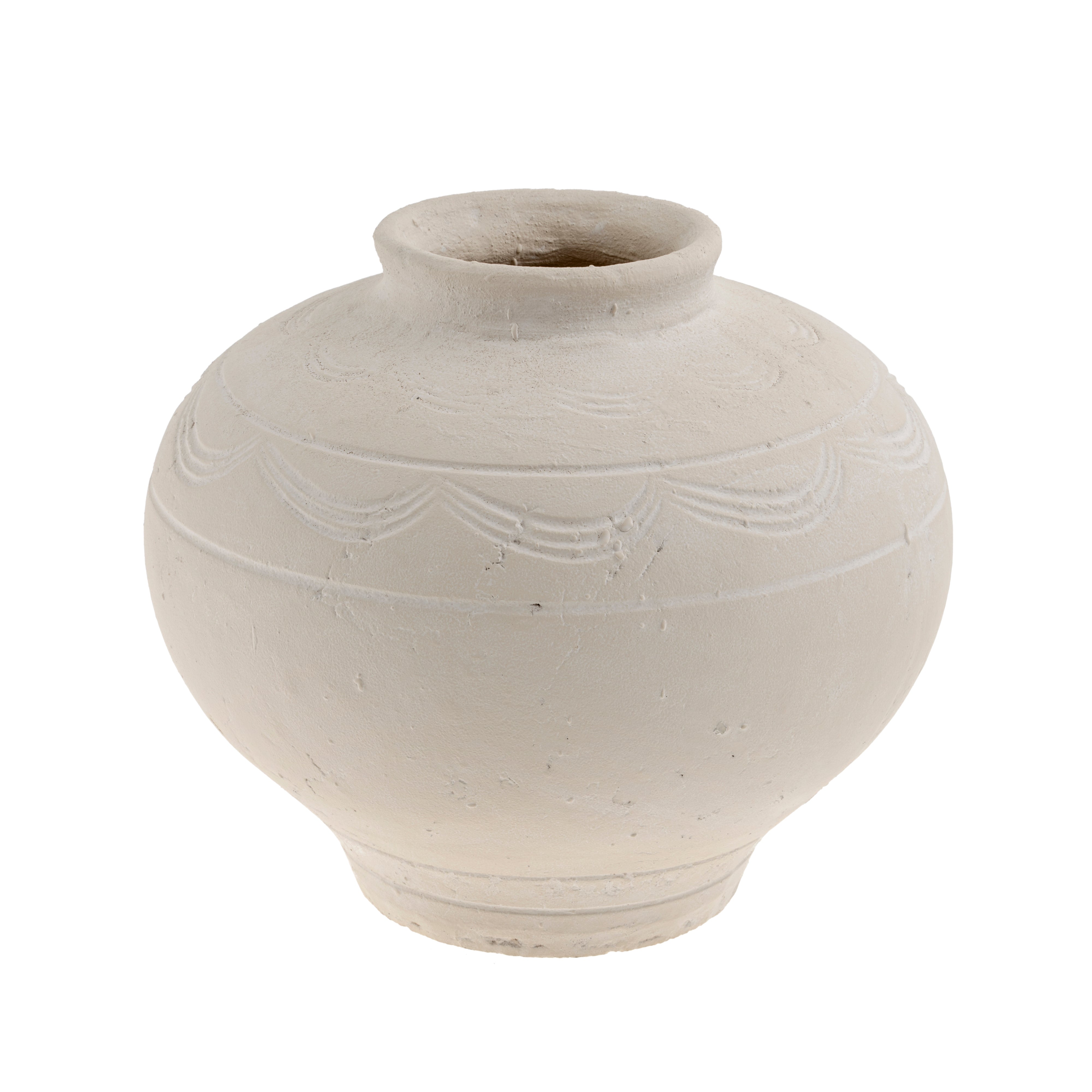 Vase en Terre Cuite Solano | Grand Format | Texture Intemporelle et Artisanale
