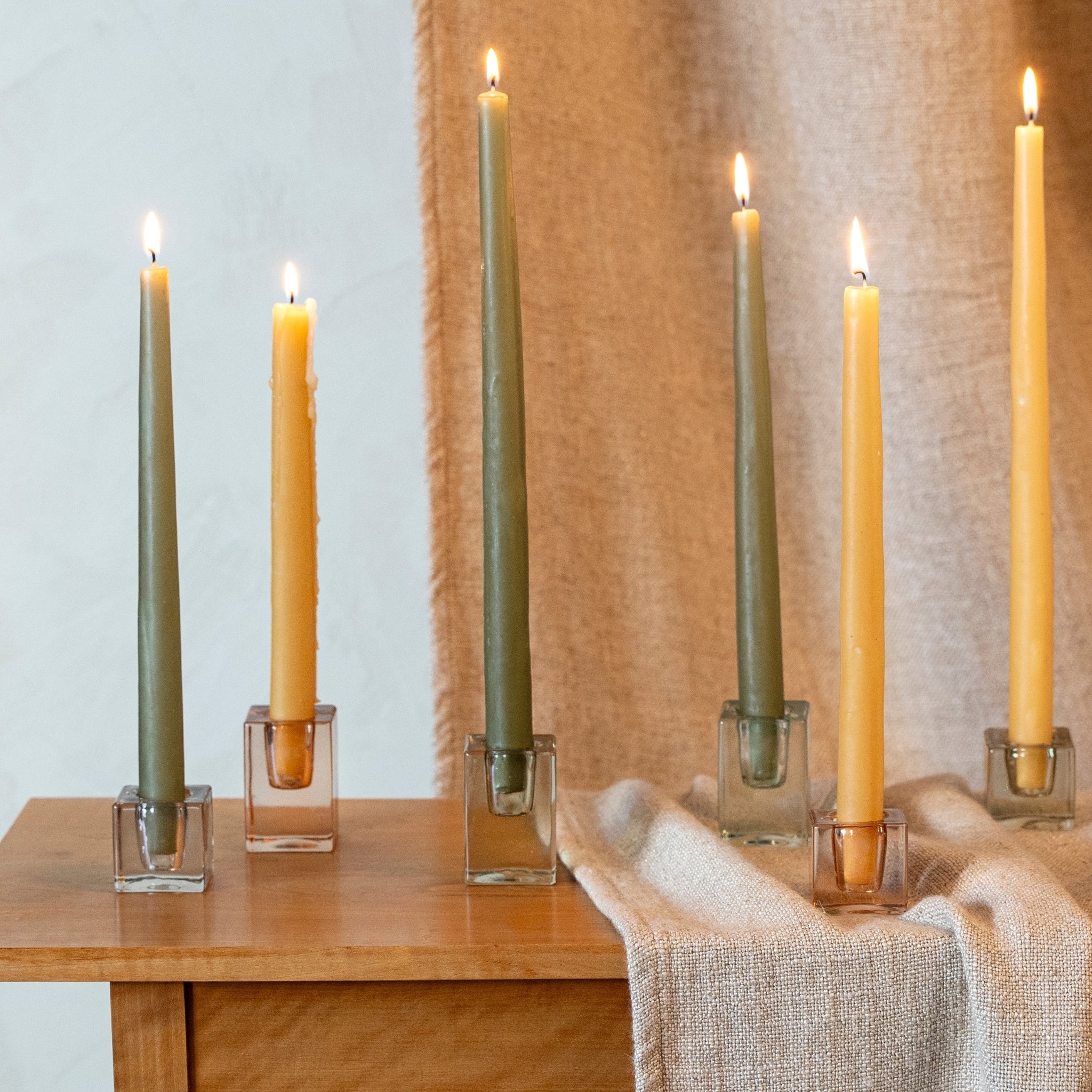 Chandelier en Verre Luca | Petit Format | Vert