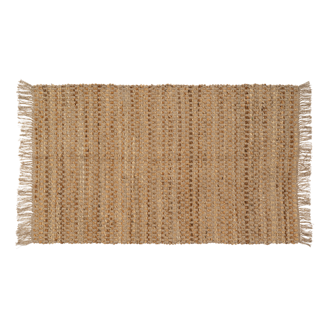 Tapis Calypso en jute naturelle | 91 x 152 cm | Tressé à la main