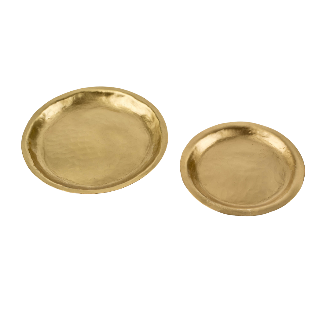 Vide-poche en Laiton Forgé à la main | Ensemble de 2