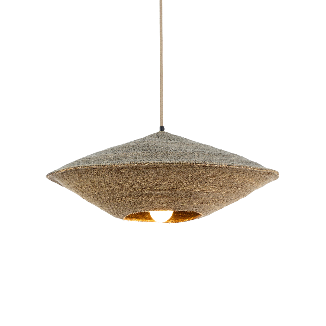 Suspension Nest | Petit format | Fait main en herbe marine tressée