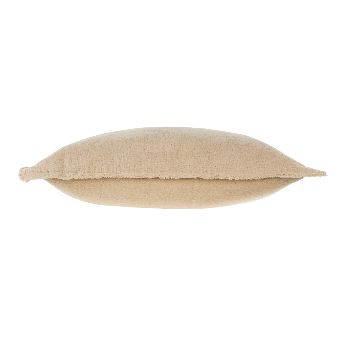 Coussin Malabar | 60 x 60 cm | Brouillard | Façonné à la Main