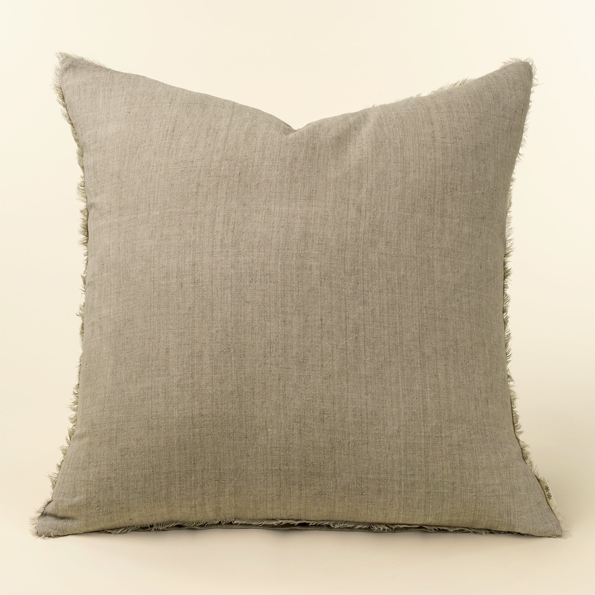 Coussin décoratif en lin Lina dove 24x24