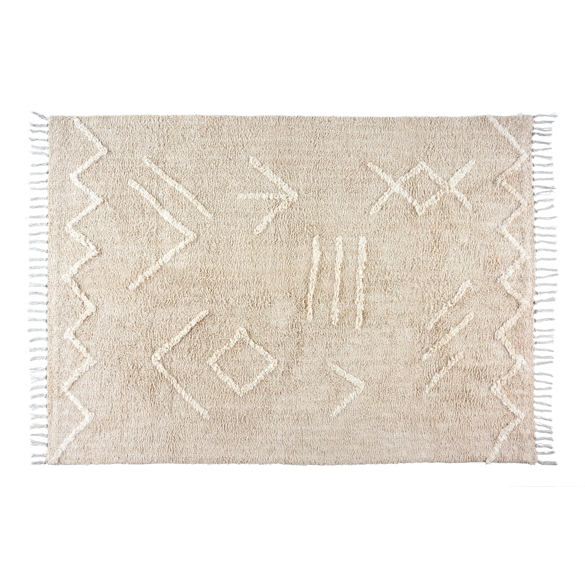 Tapis tufté Mari | 213 x 152 cm | Fait à la Main en Coton