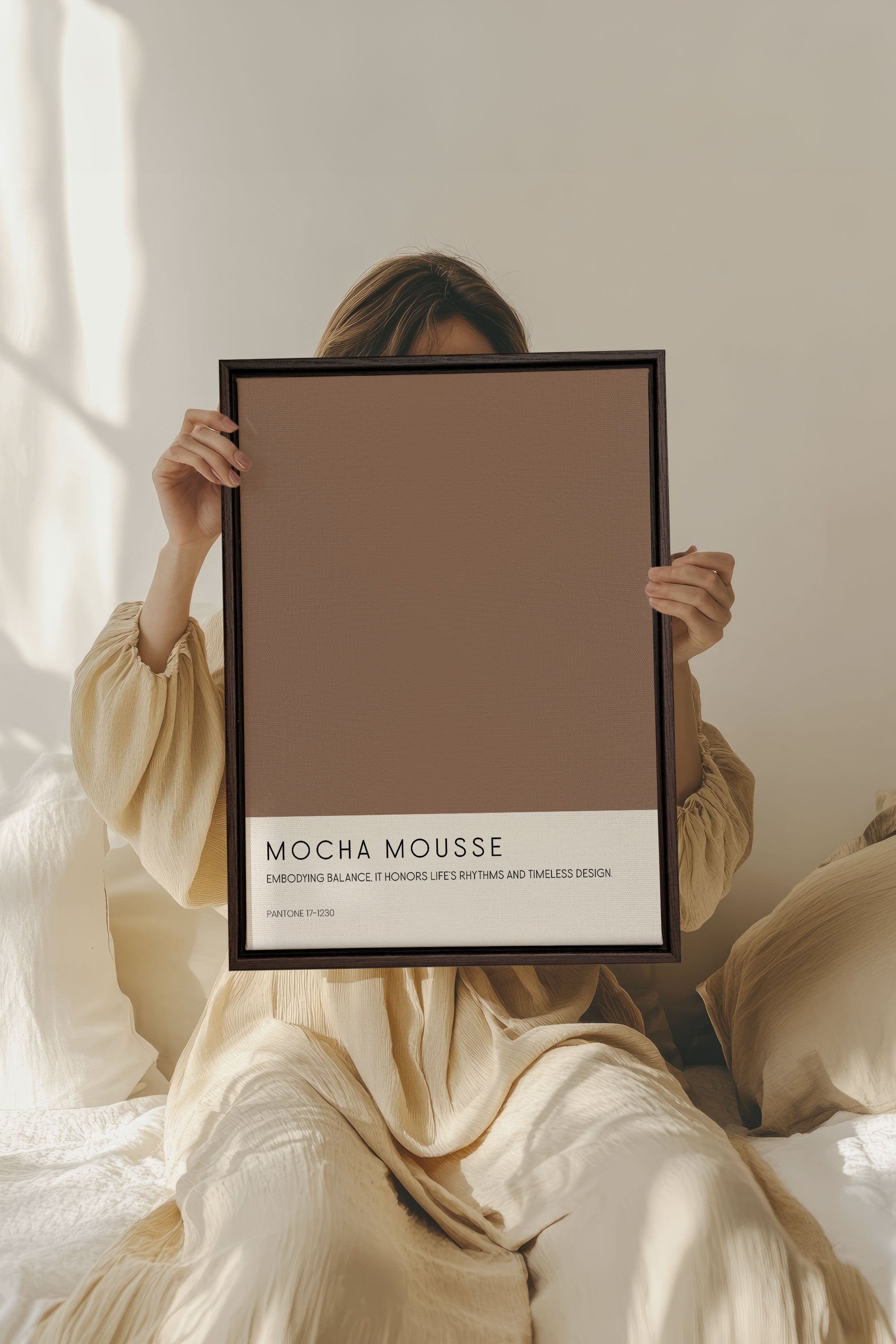 MOCHA MOUSSE, Oeuvre sur toile étirée