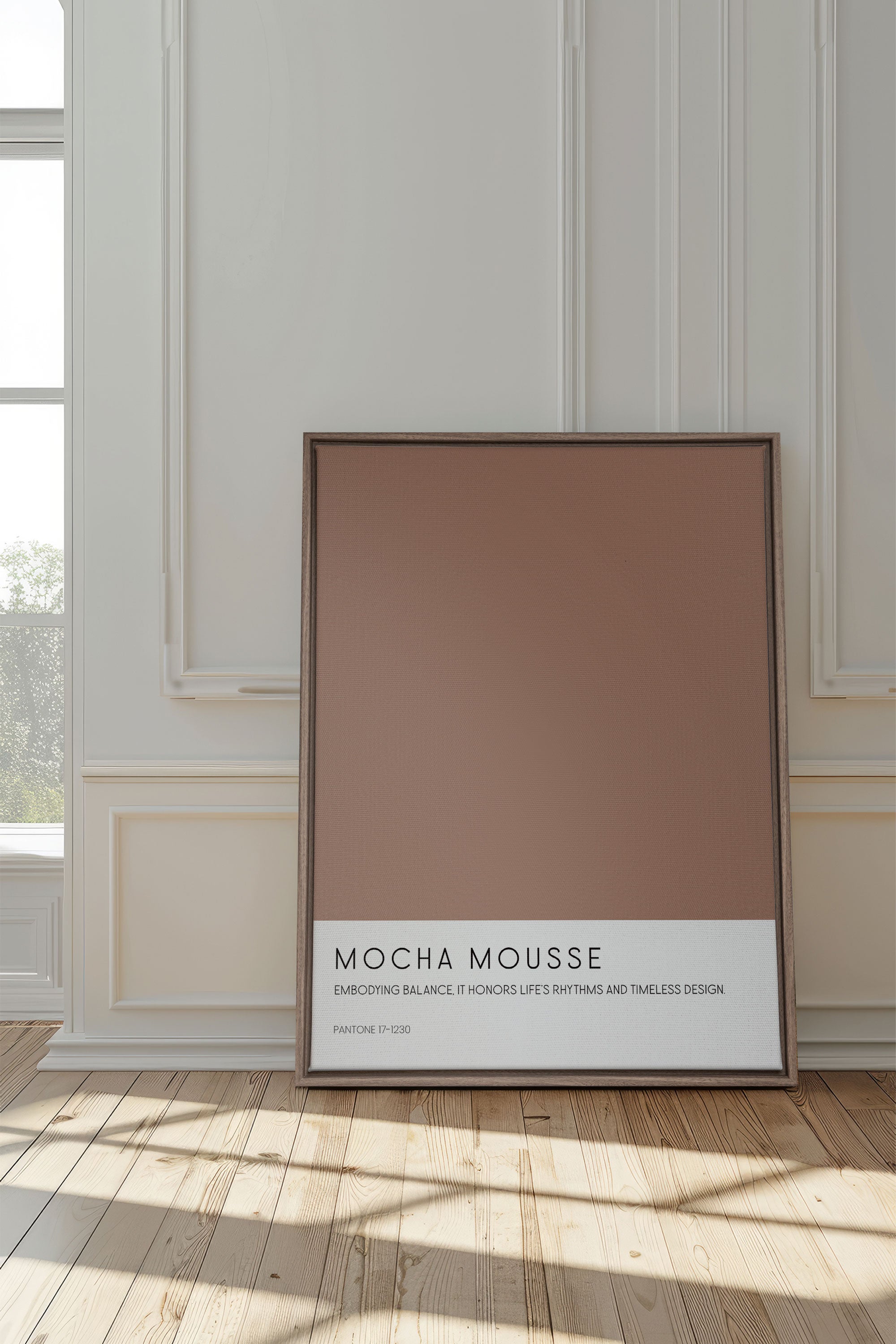 MOCHA MOUSSE, Oeuvre sur toile étirée