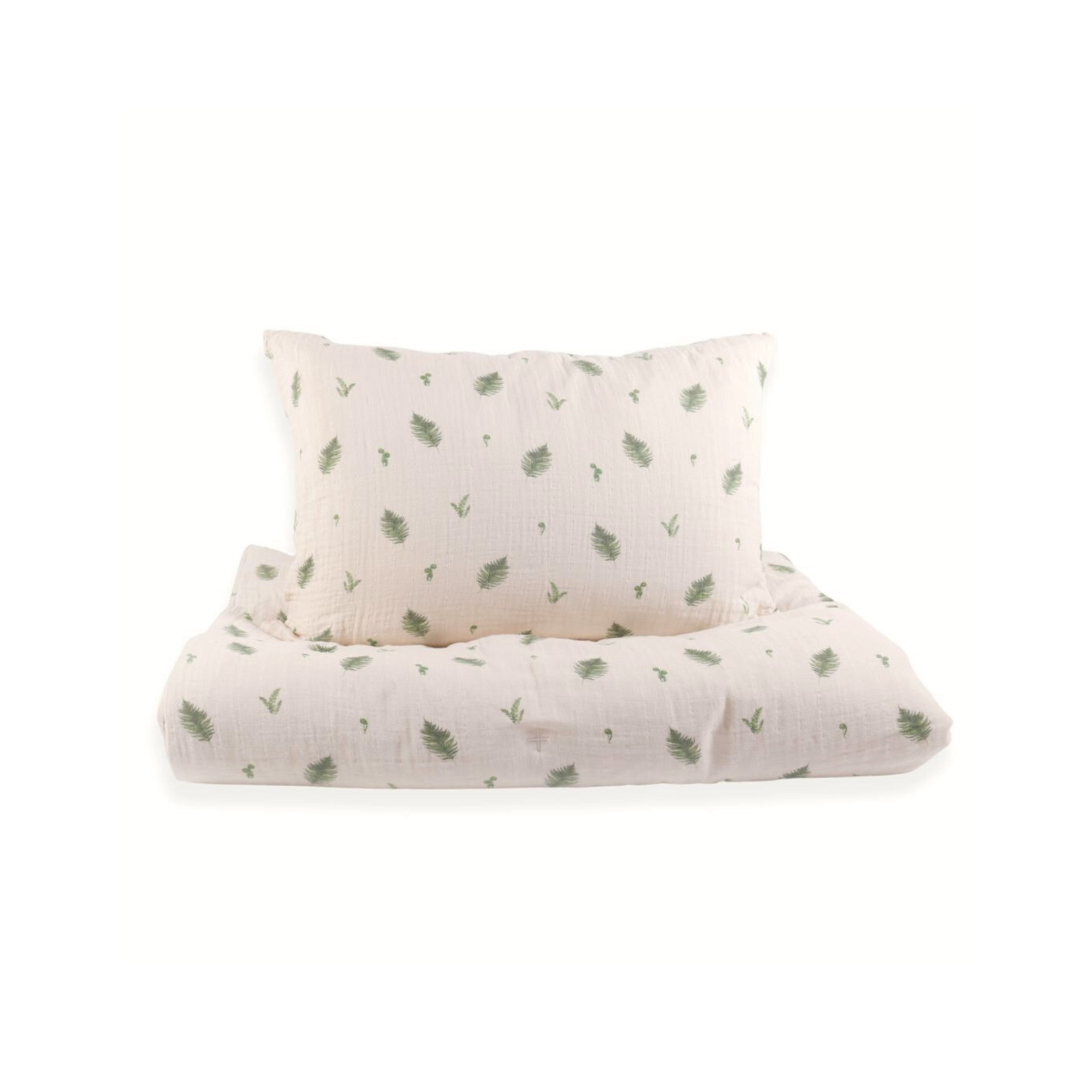 Ensemble housse de couette & taie d’oreiller en coton biologique | Lit simple