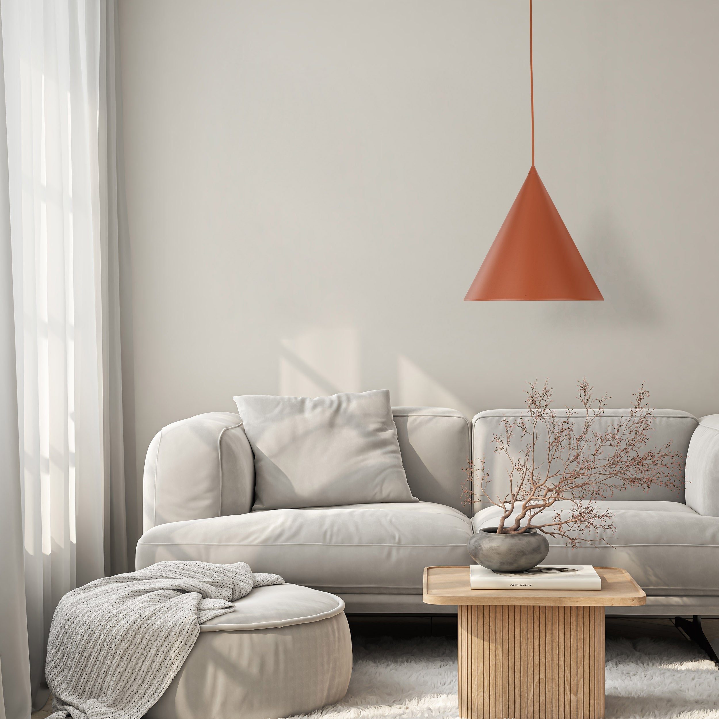 Suspension CONO | Grand format | Design minimaliste moderne | Style loft | LumoCraft