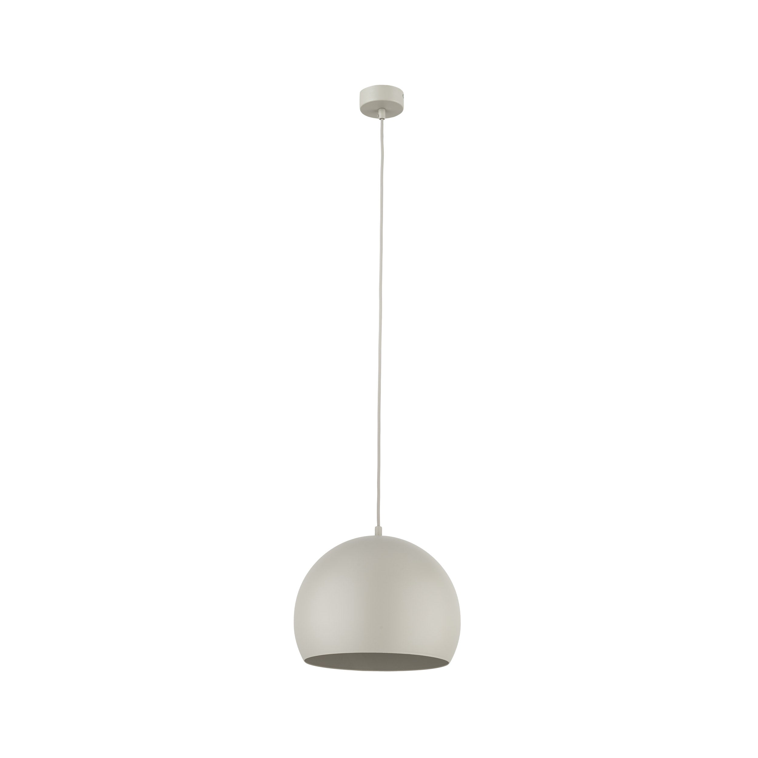 Lampe Suspendue ZOE Beige | Suspension Moderne Mid-Century en Acier