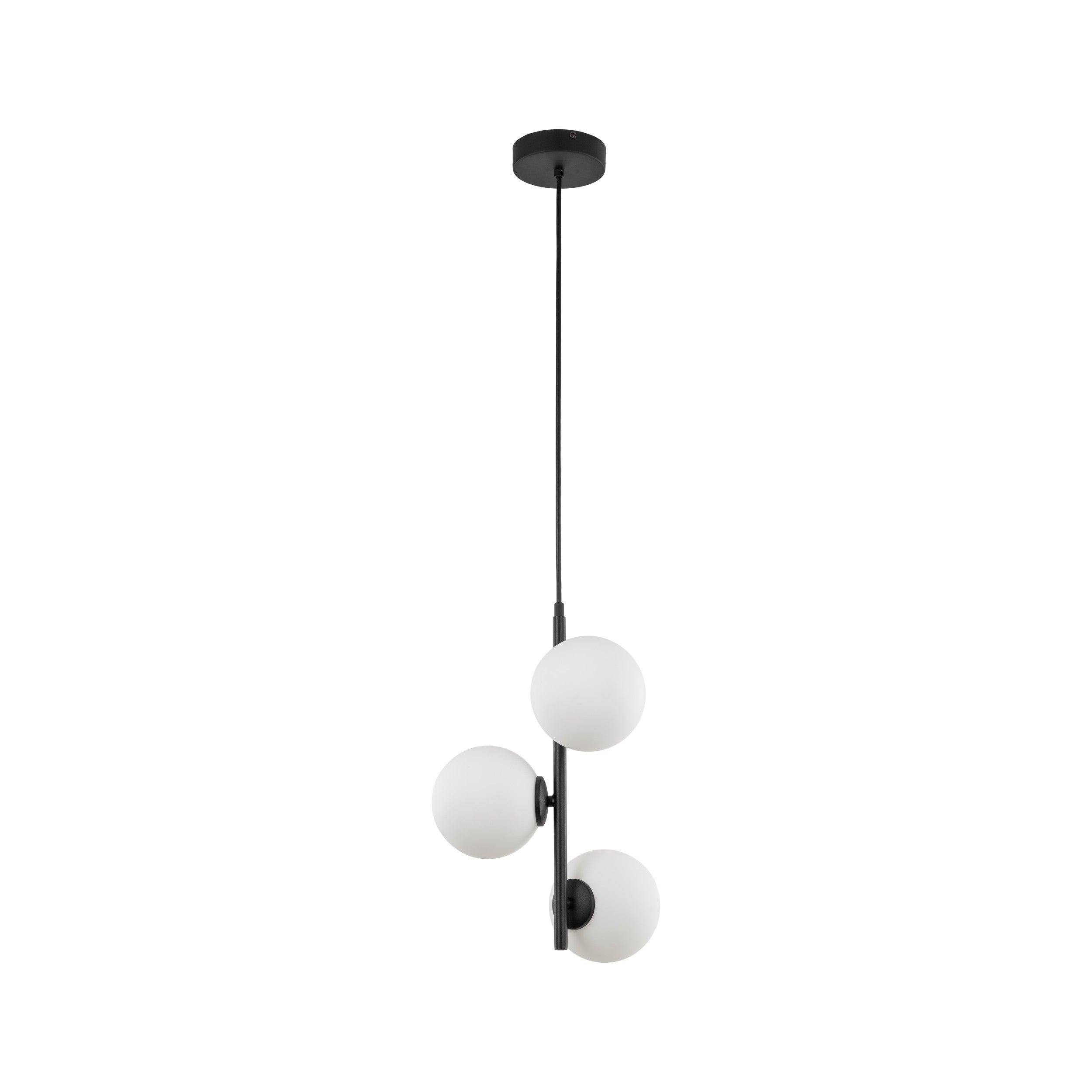 Lampe Suspendue ESTERA Scandinave 3 Lumières | Suspension Moderne en Verre et Métal