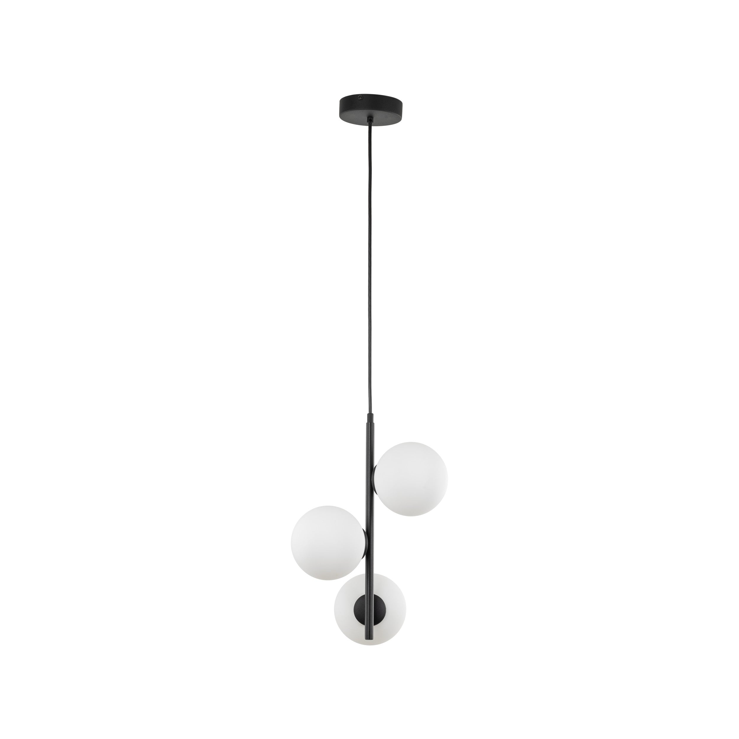 Lampe Suspendue ESTERA Scandinave 3 Lumières | Suspension Moderne en Verre et Métal