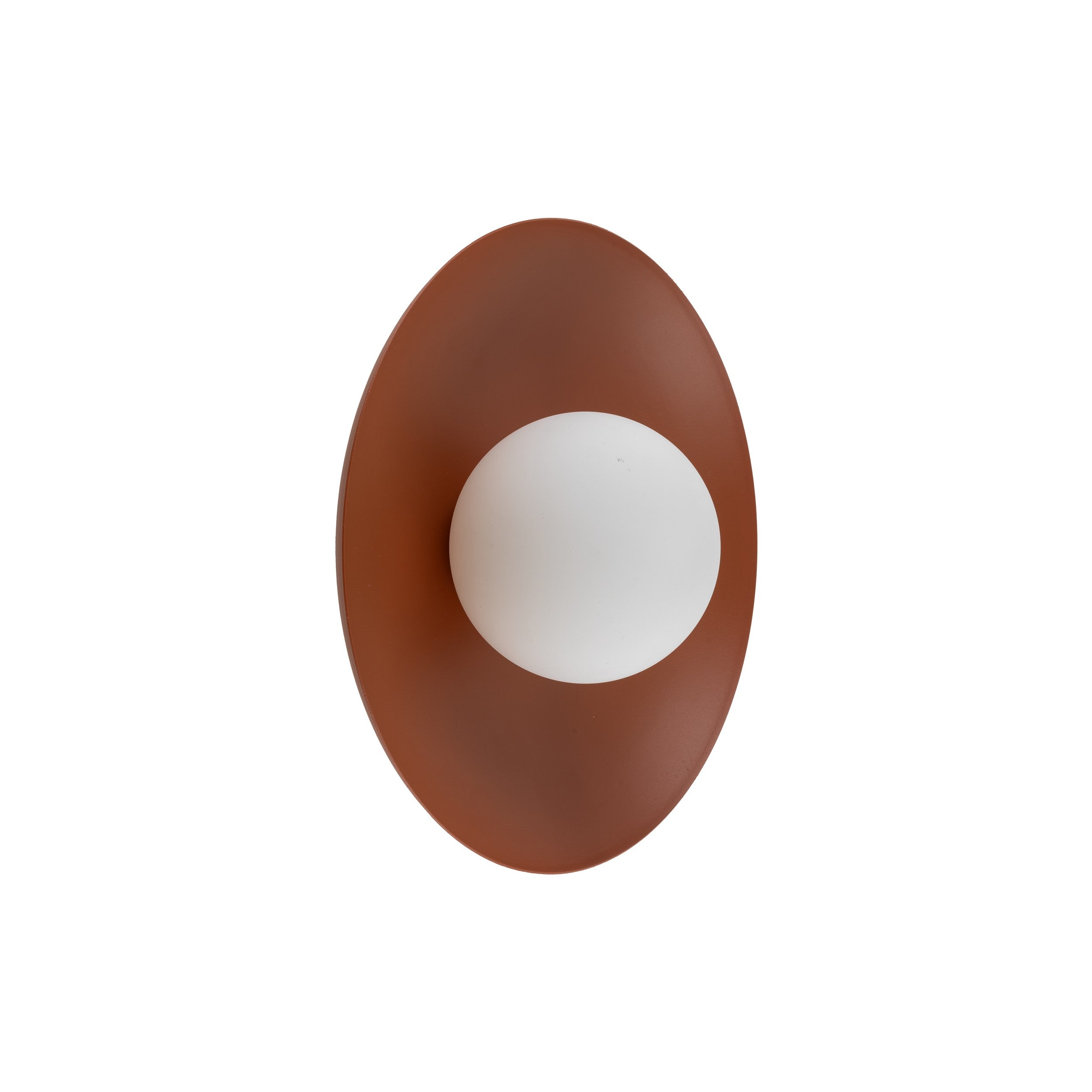 Applique Murale Scandinave SLATE | Métal Peint et Verre Opalin