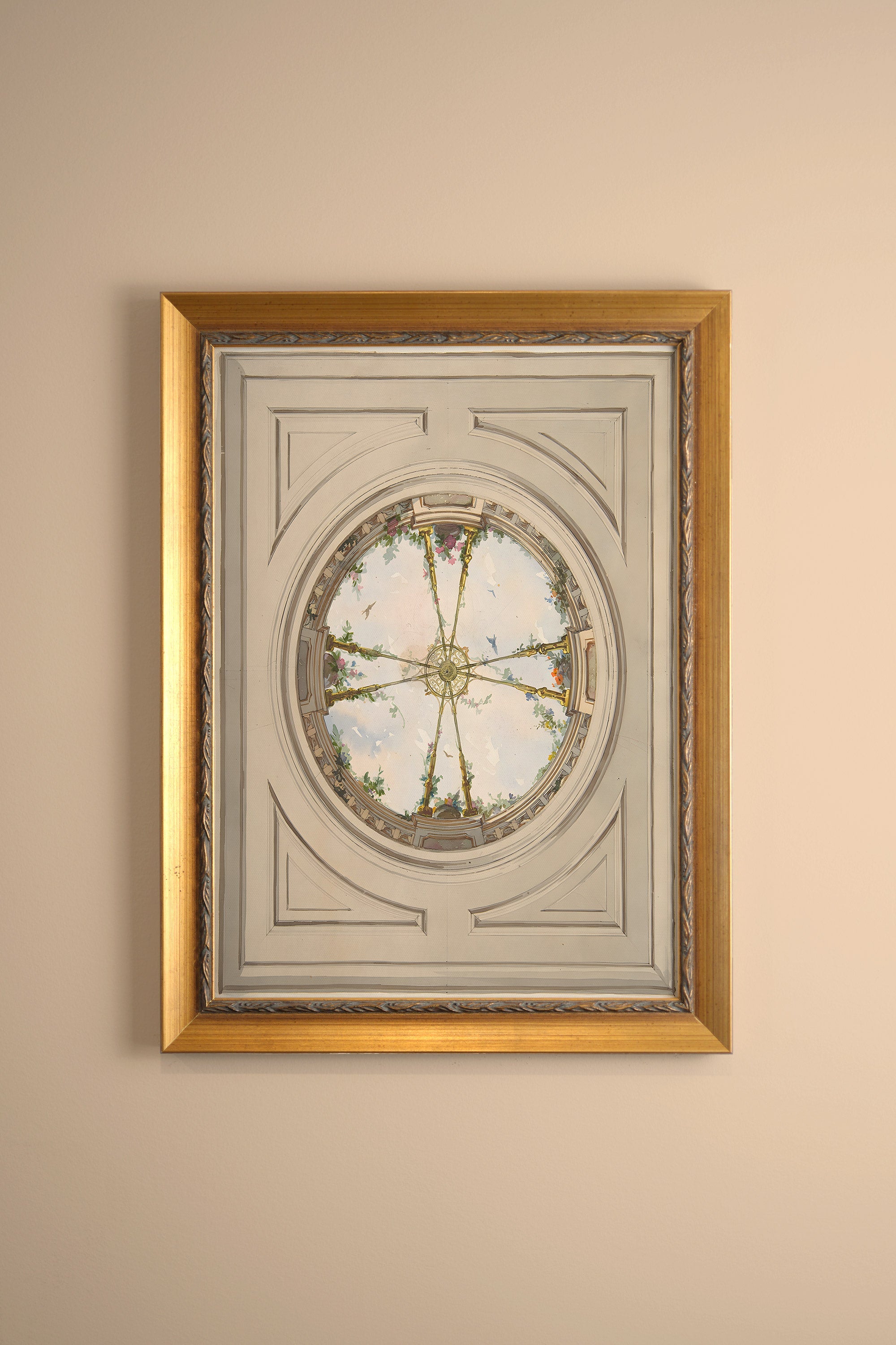 CIEL DE PALAIS, CADRE VINTAGE OR