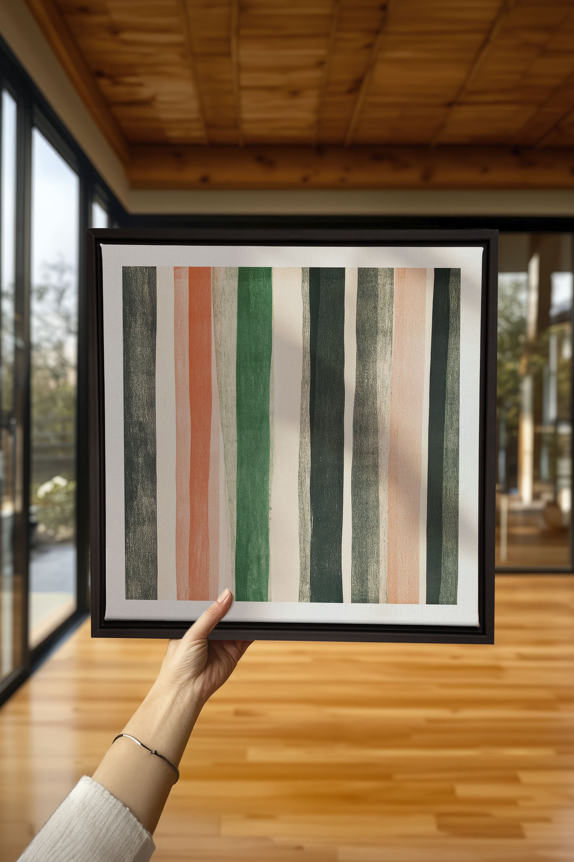 NATURAL LINES, Oeuvre sur toile étirée