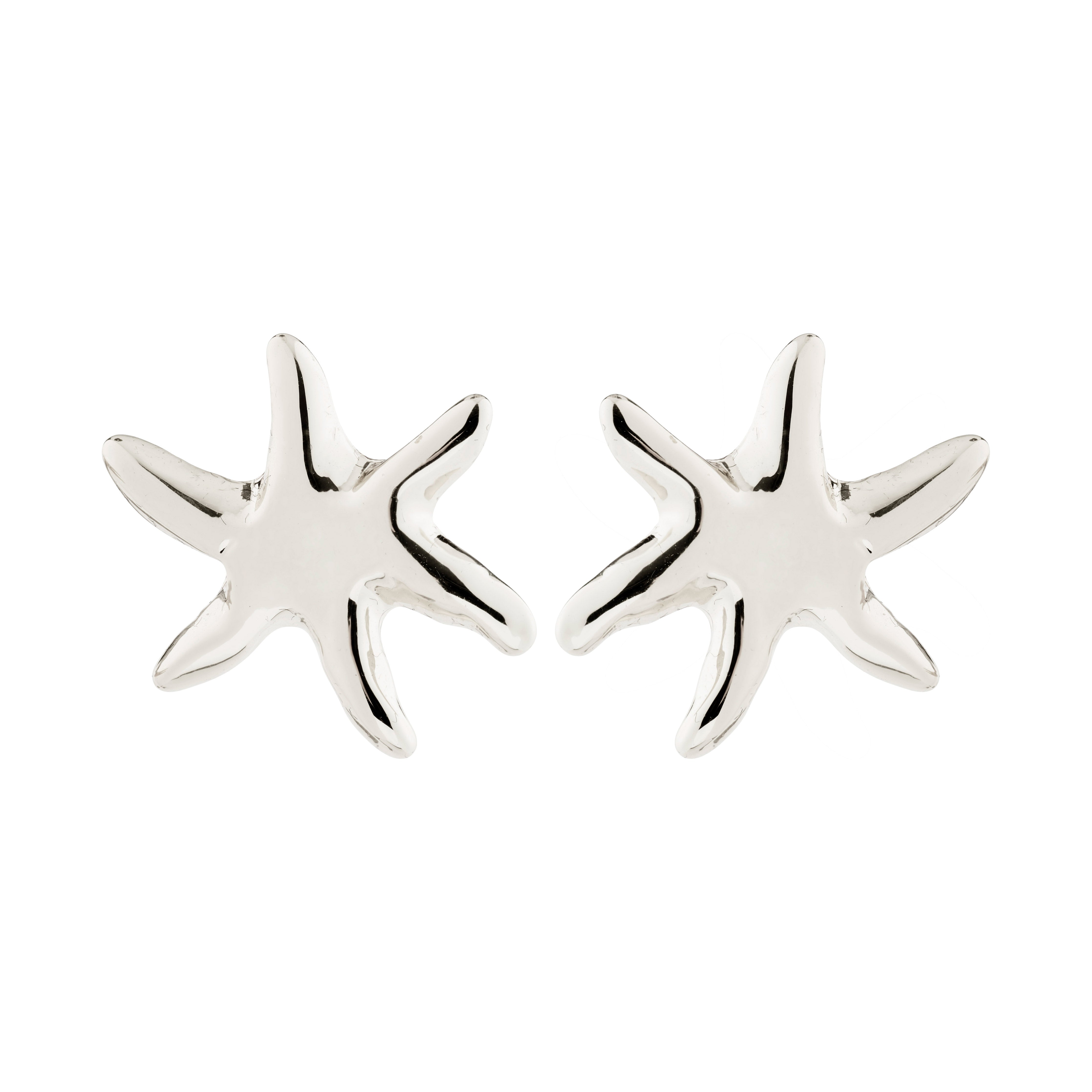 PRISM recycled chunky starfish earrings