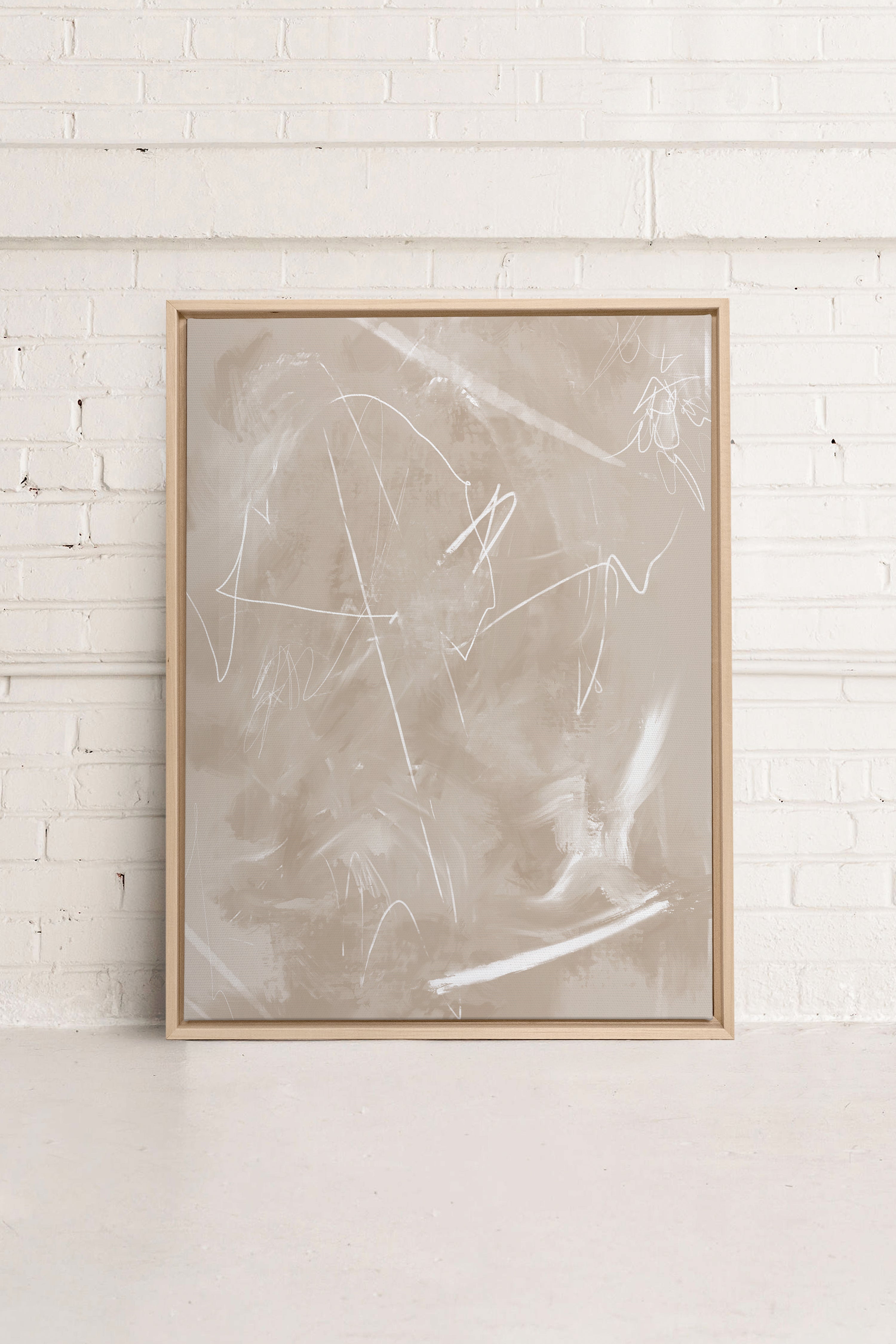 SABLE ÉTOILÉ, Oeuvre sur toile étirée