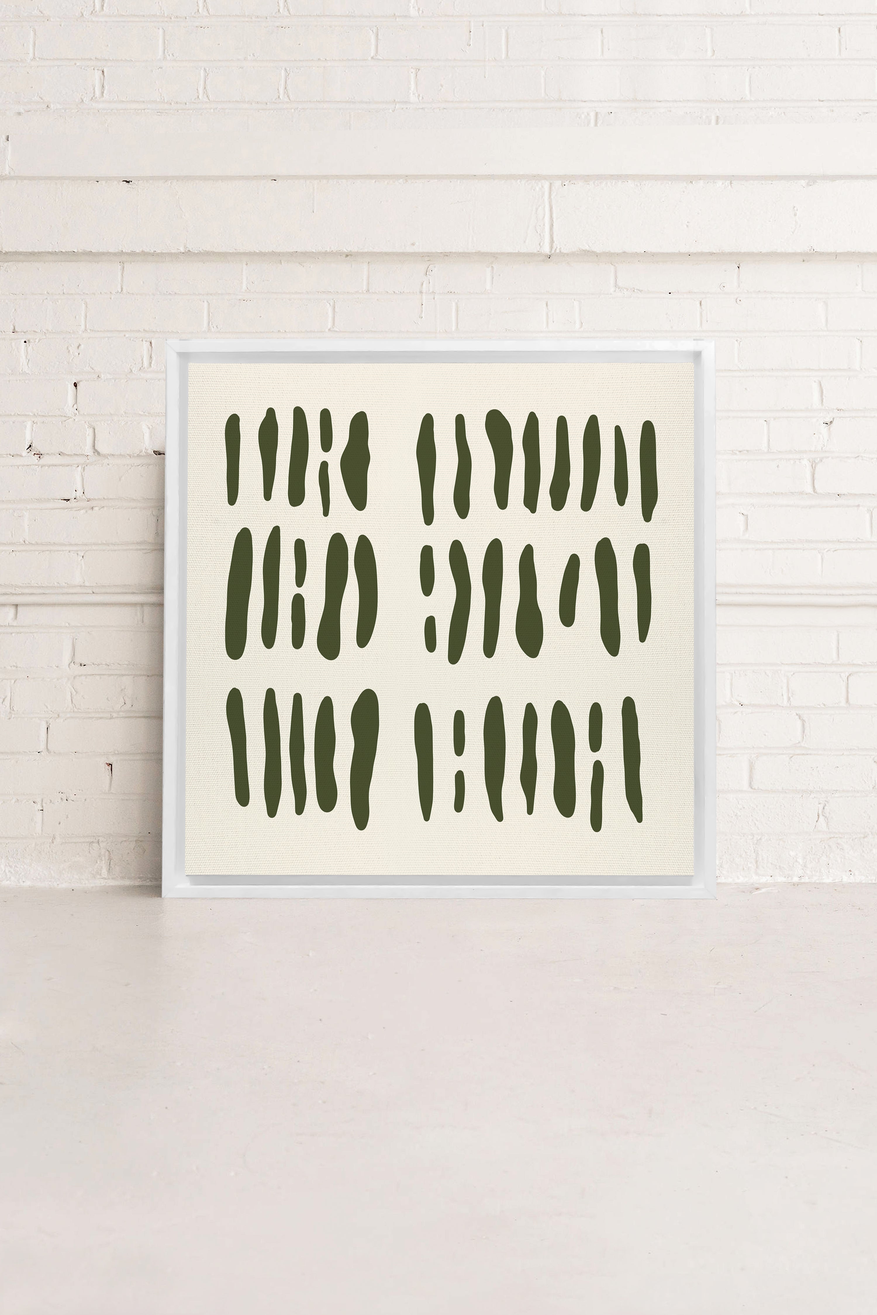 FLOATING PATTERNS, Oeuvre sur toile étirée