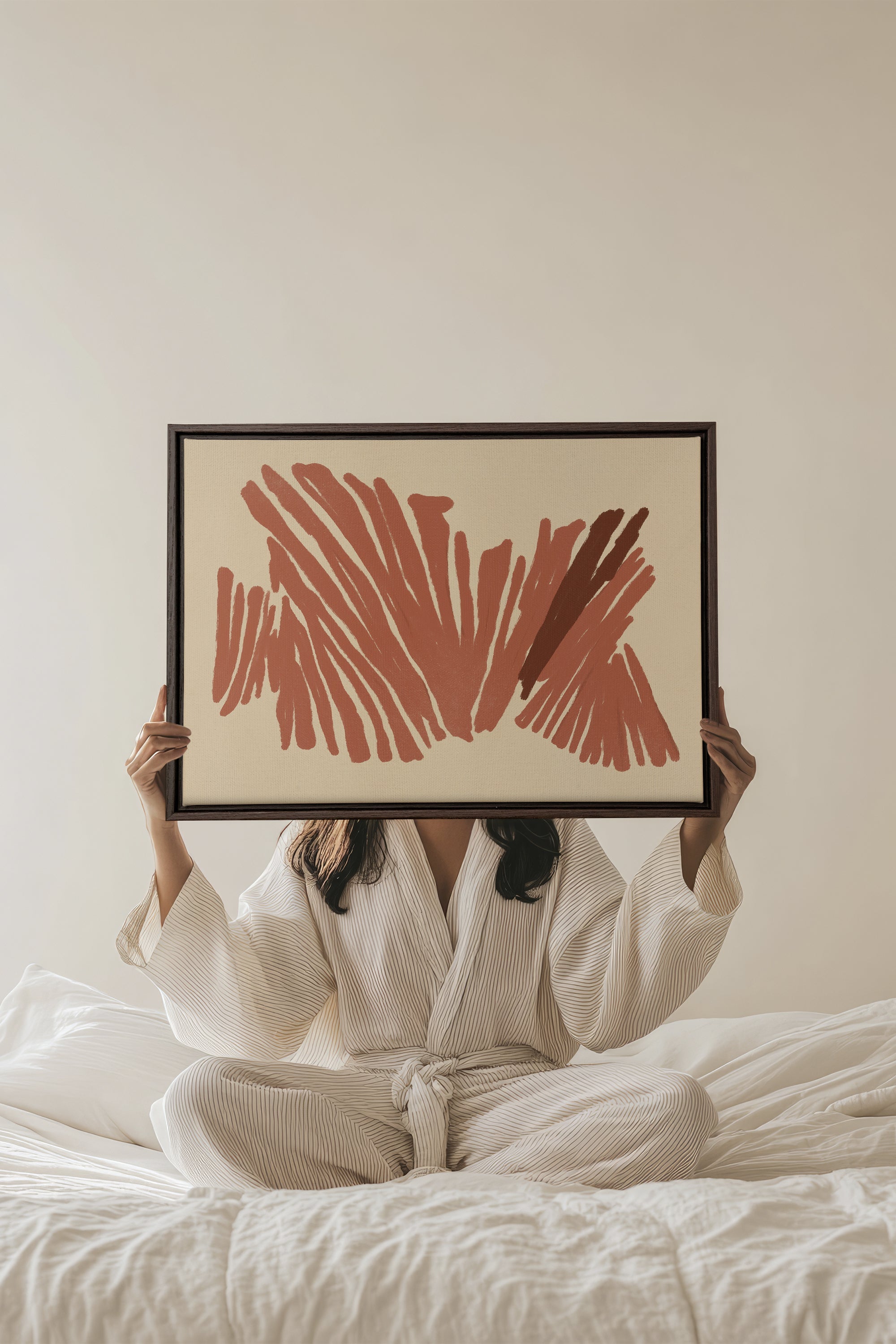 BURNT ECHO, Oeuvre sur toile étirée