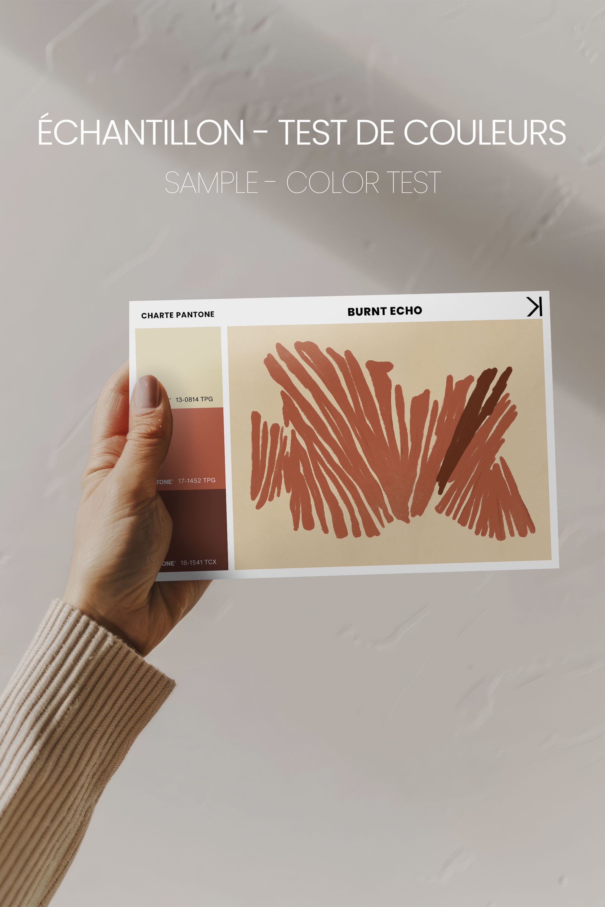 BURNT ECHO, Oeuvre sur toile étirée