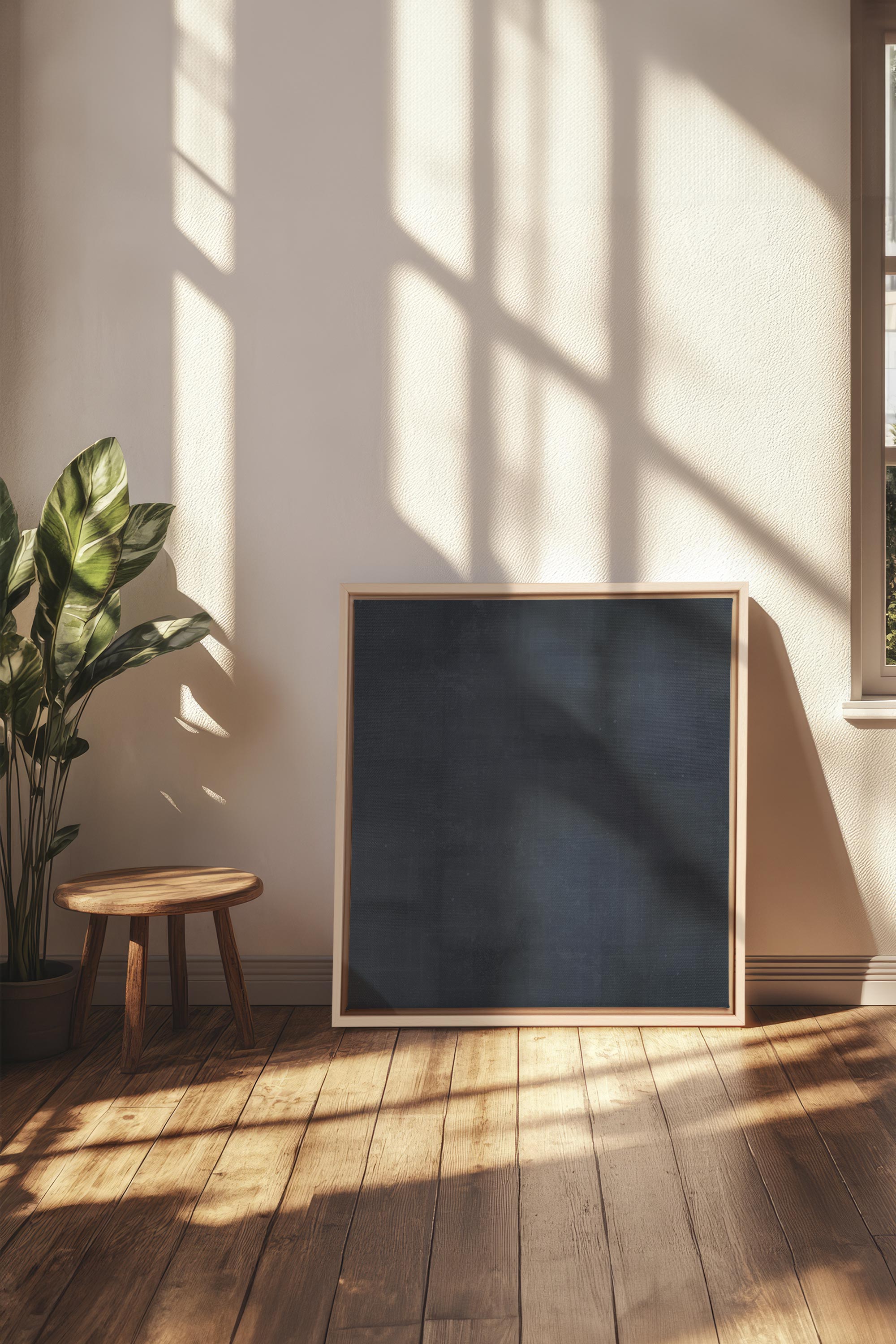 BLUE DUSK, Oeuvre sur toile étirée