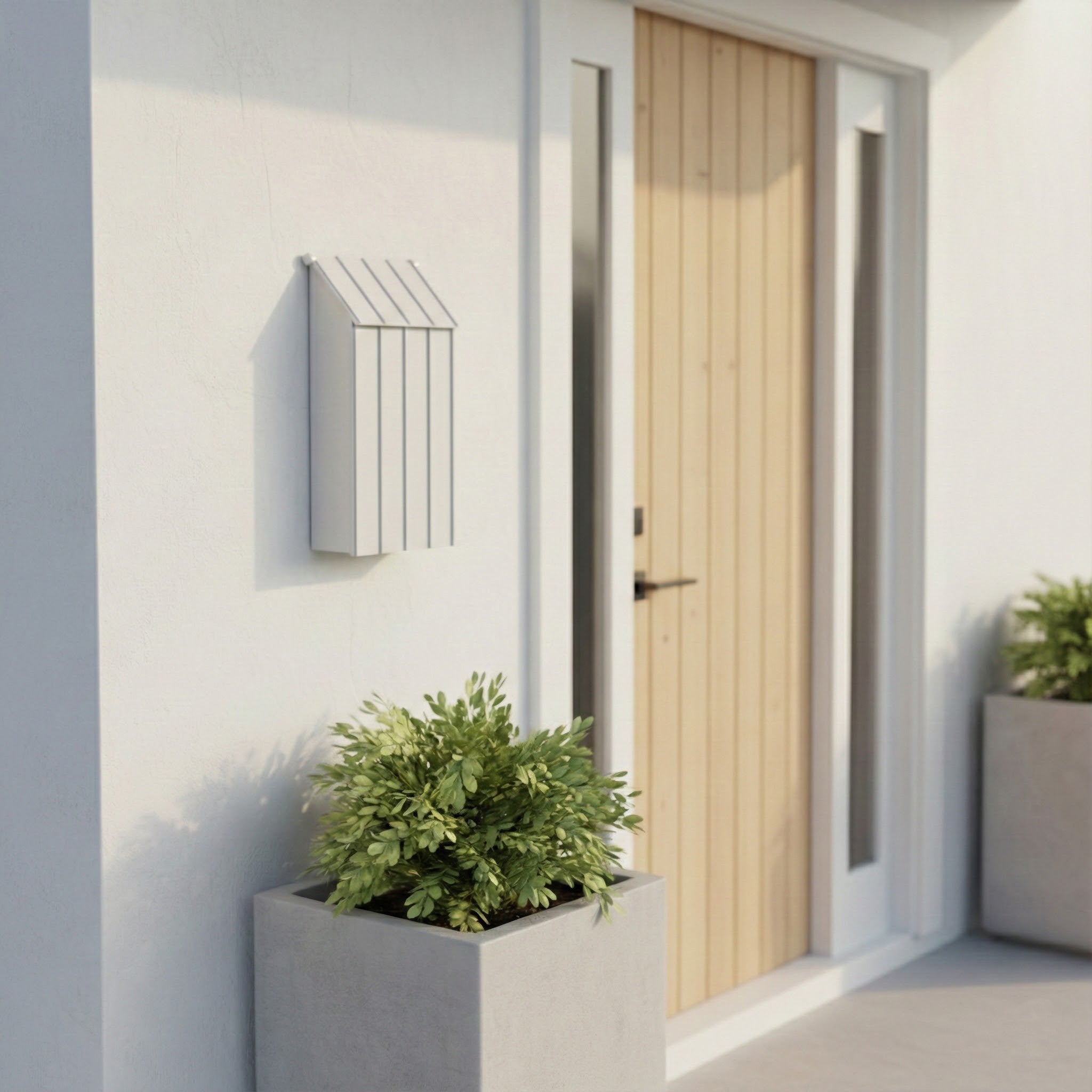 Oslo 1787 | Vertical Wall-Mounted Mailbox | Cast Aluminum | Sleek Design | SNOC
