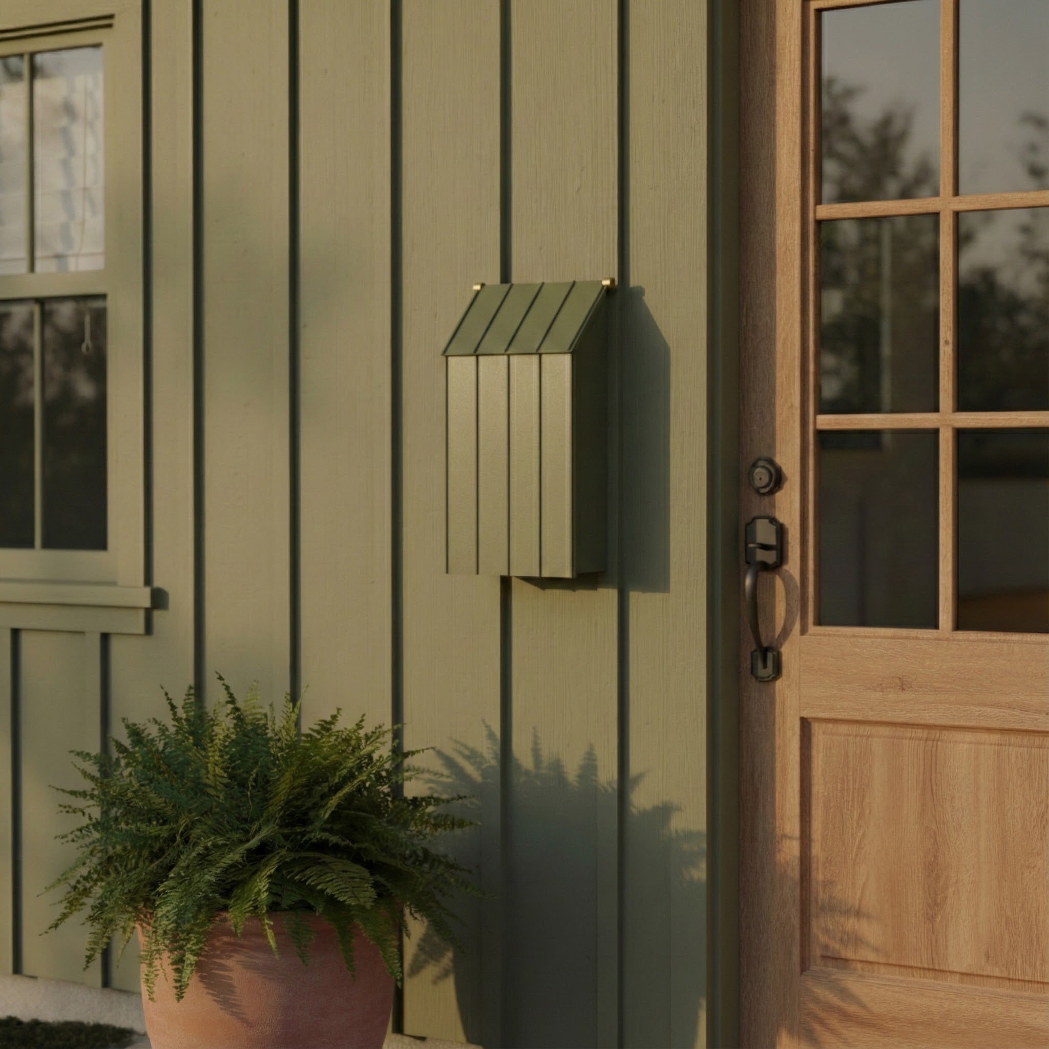 Oslo 1787 | Vertical Wall-Mounted Mailbox | Cast Aluminum | Sleek Design | SNOC