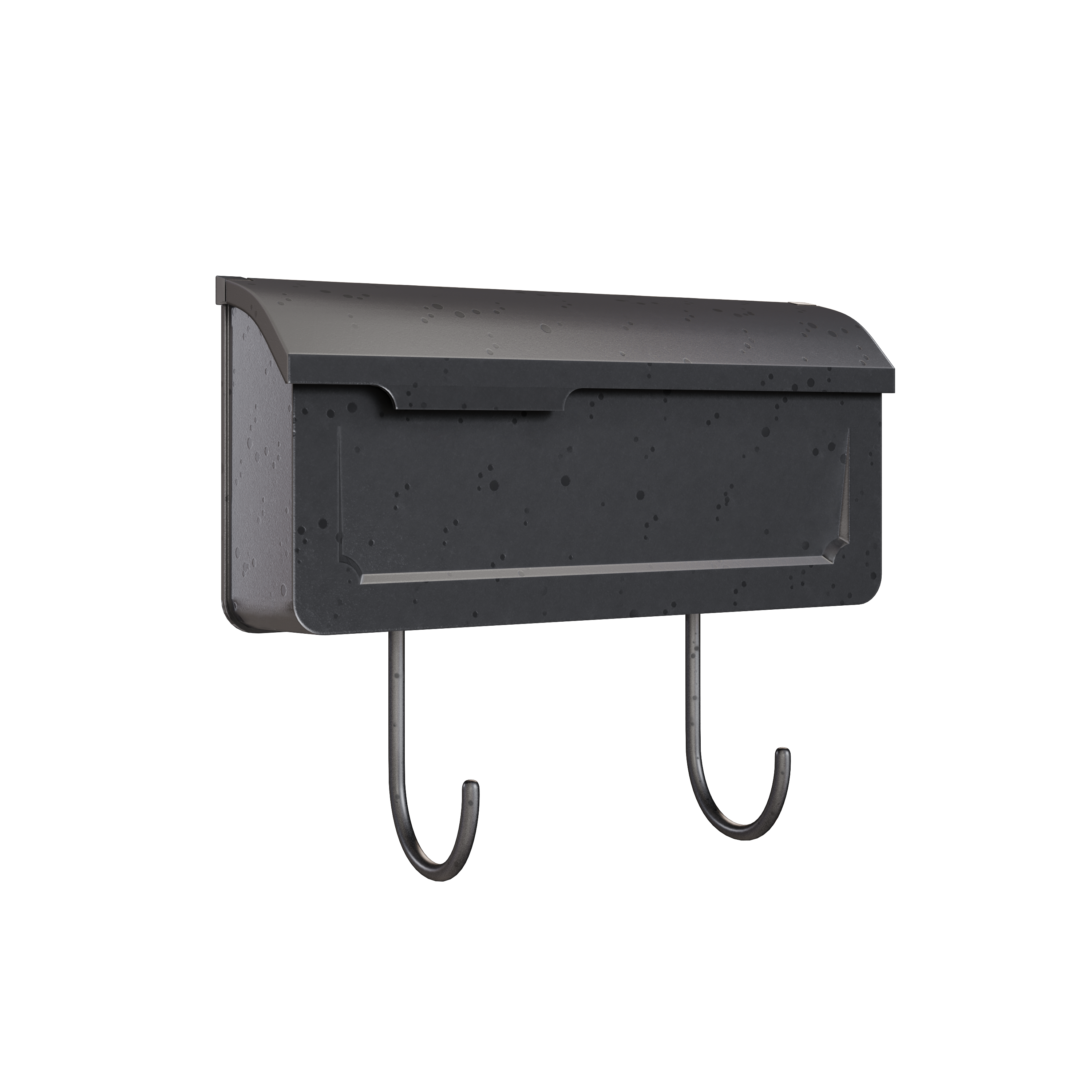 Florence 1791 | Horizontal mailbox with hooks | Made in Quebec