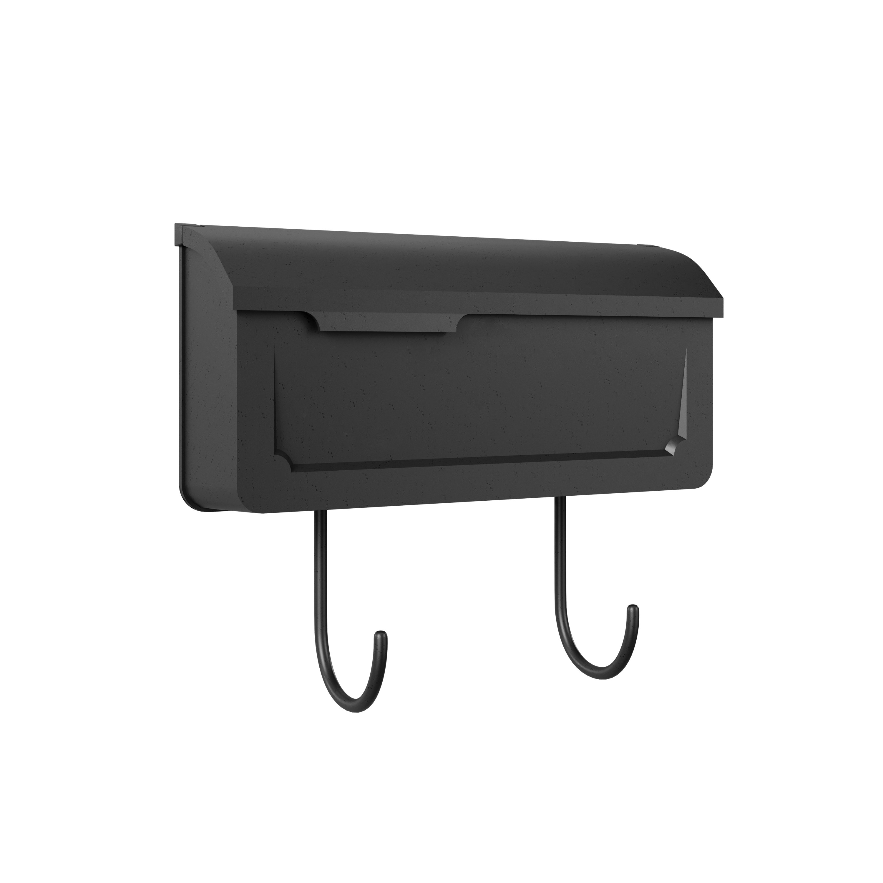 Florence 1791 | Horizontal mailbox with hooks | Made in Quebec