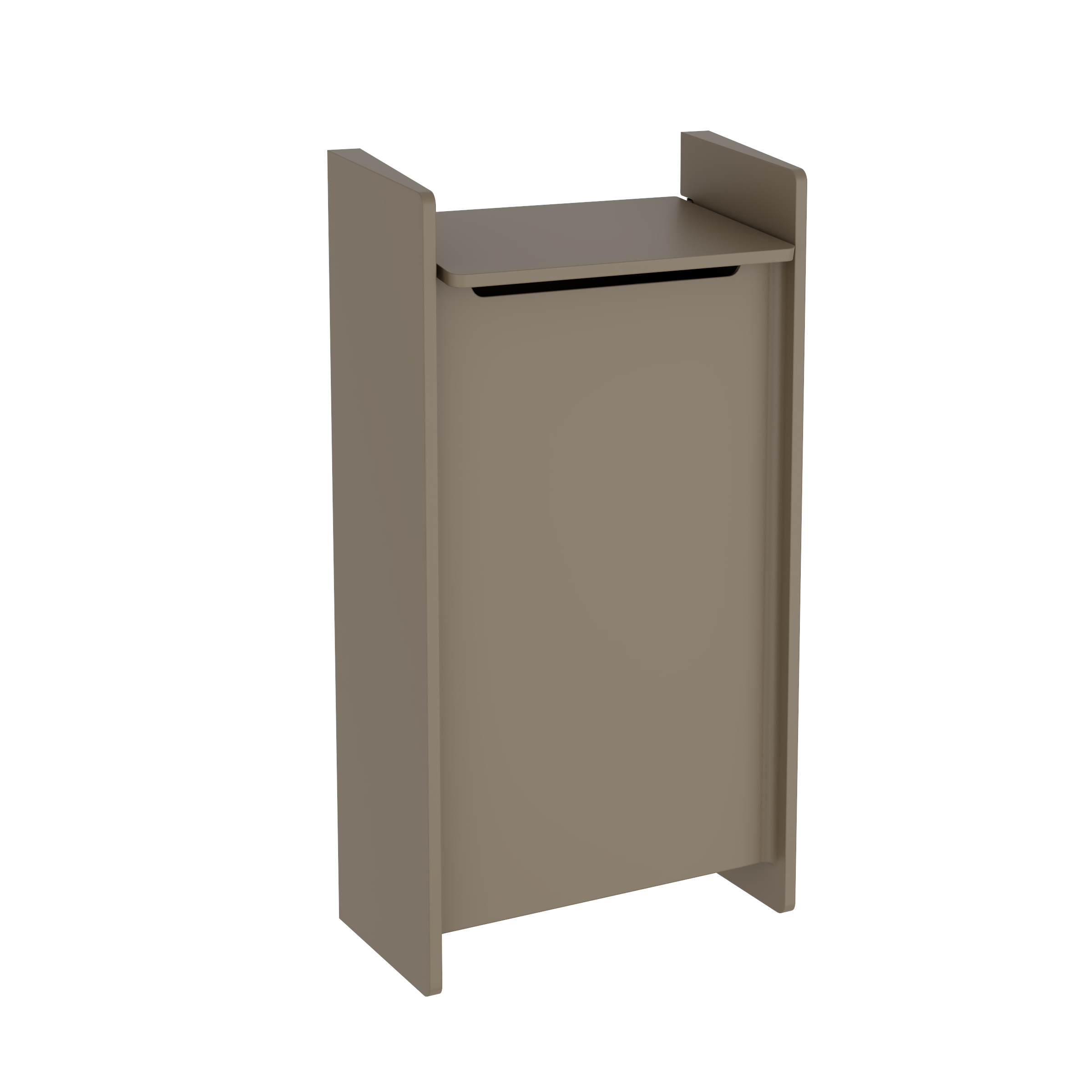 Cast 1793 | Vertical wall-mounted mailbox | Cast aluminum | Made in Quebec