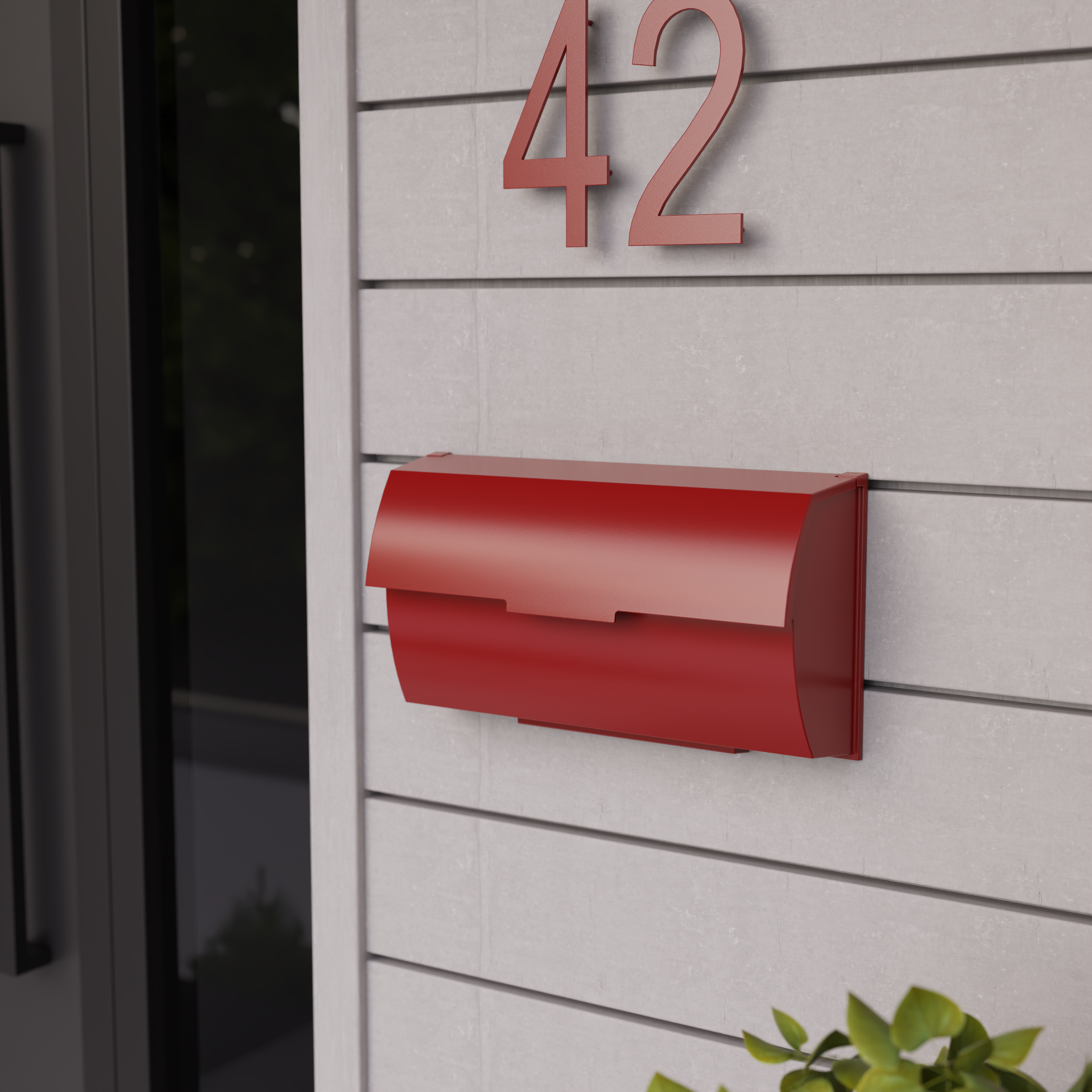 Oxford 1796 | Horizontal mailbox | Minimalist design | Made in Quebec