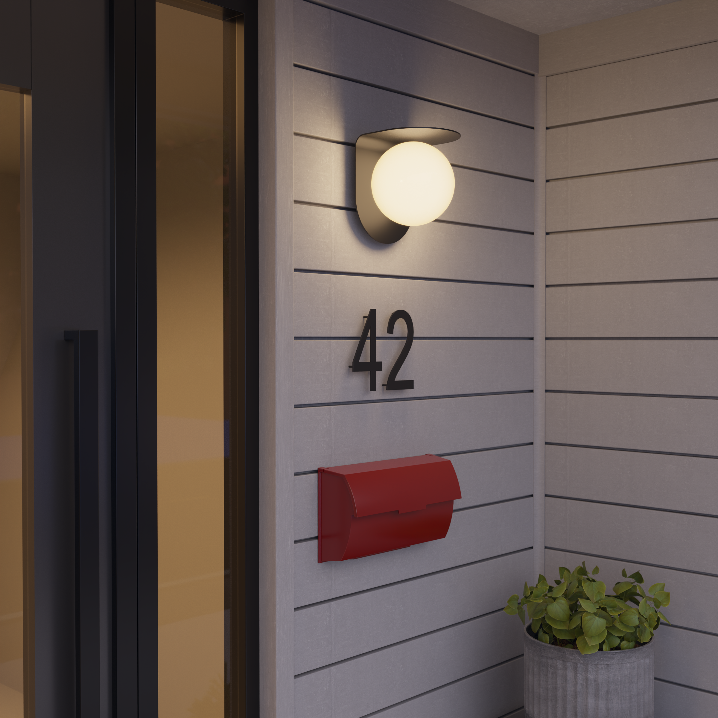 Oxford 1796 | Horizontal mailbox | Minimalist design | Made in Quebec