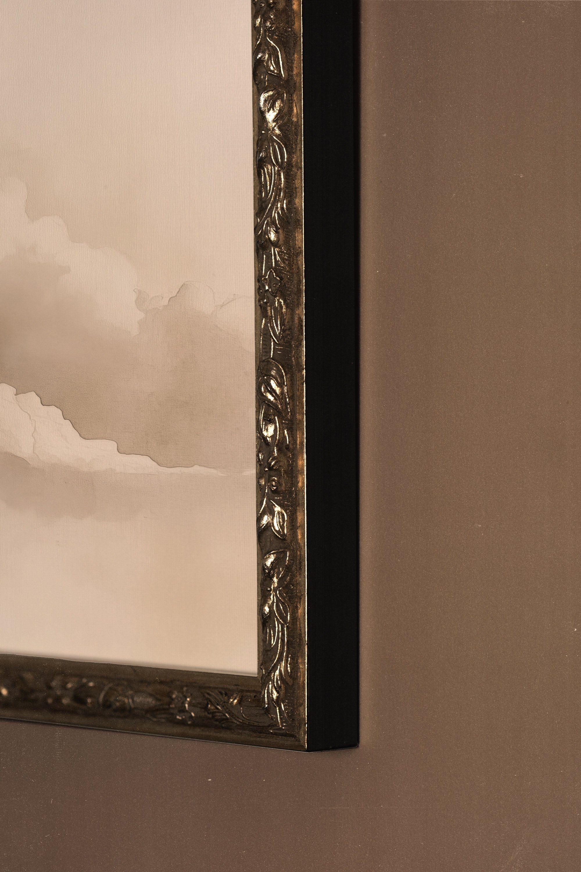 NUAGES DOUILLET, CADRE VINTAGE ARGENT