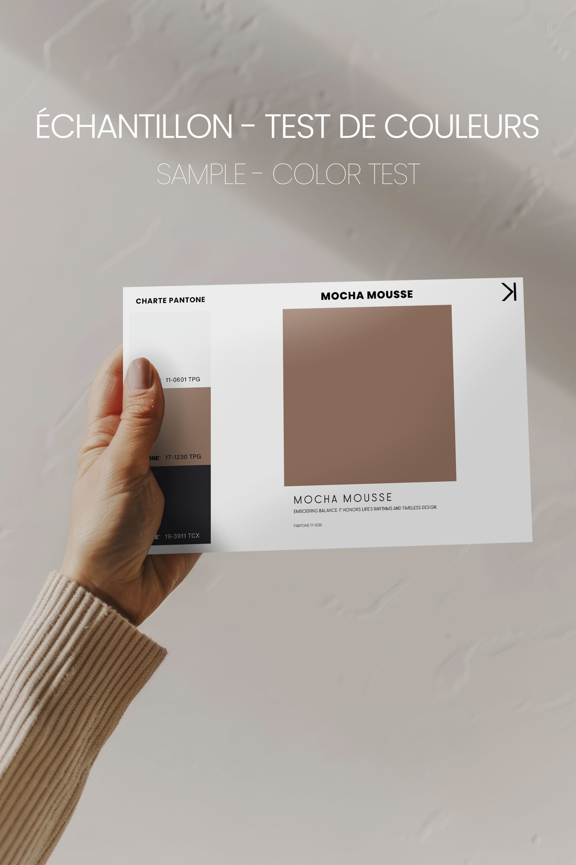 MOCHA MOUSSE, Oeuvre sur toile étirée