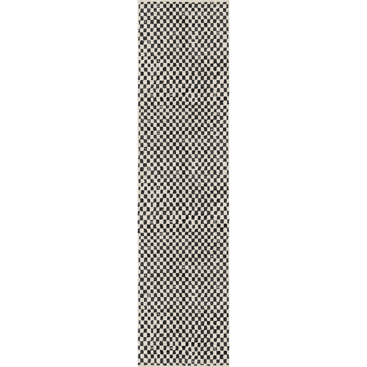 Tapis Metro – Carreaux Noir & Blanc