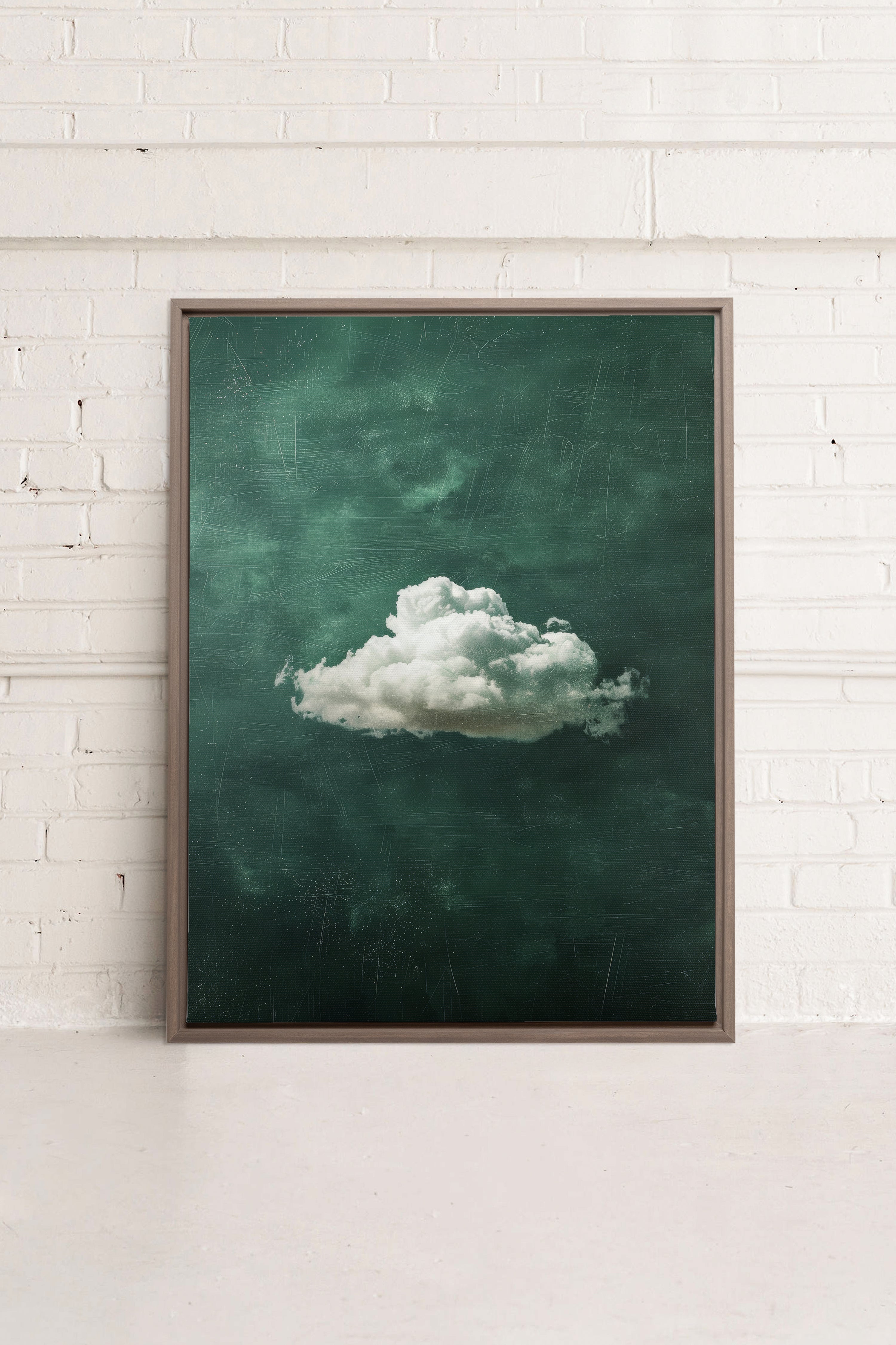EMERALD DREAM, Oeuvre sur toile étirée