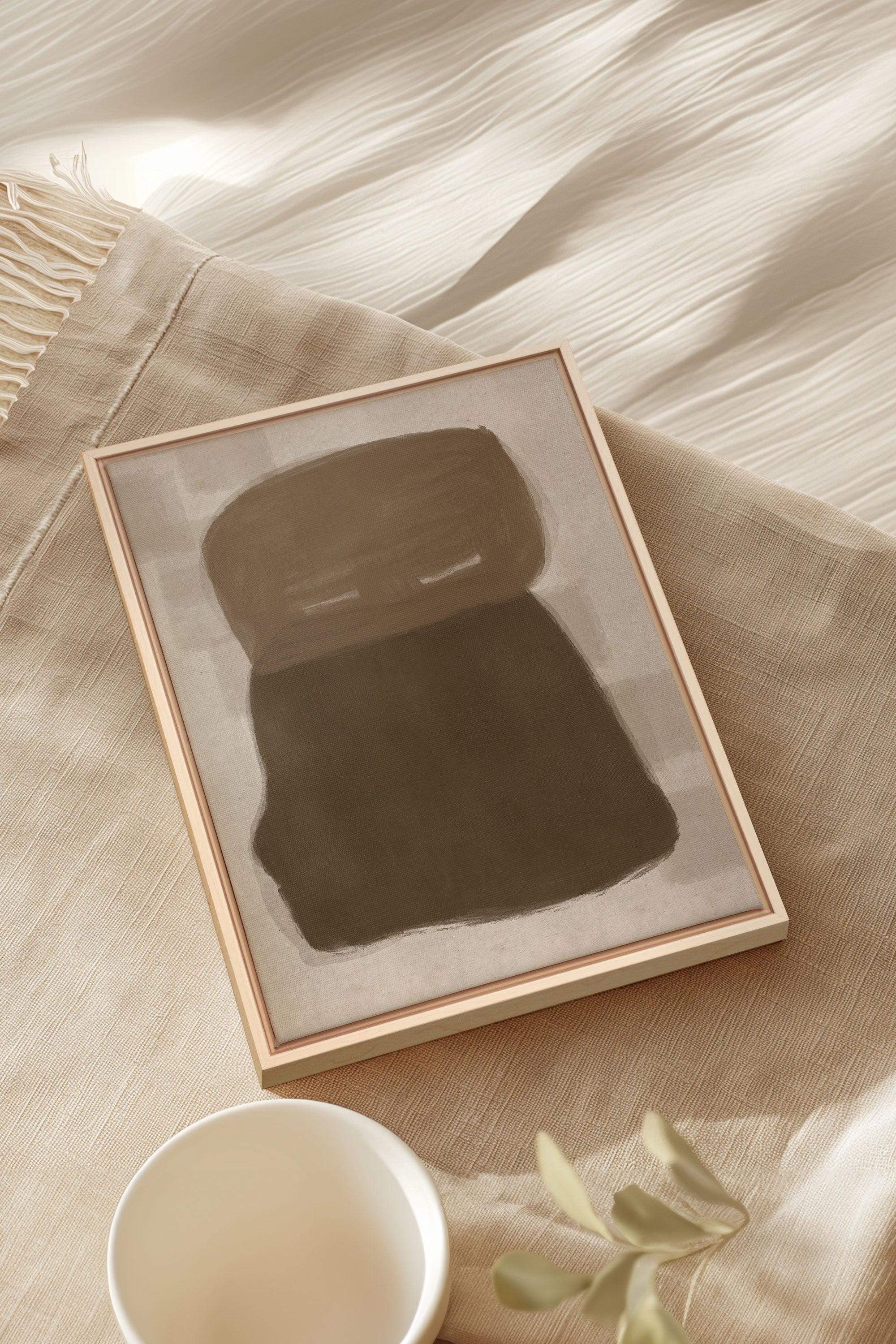 OMBRES D'ARGILE, Oeuvre sur toile étirée