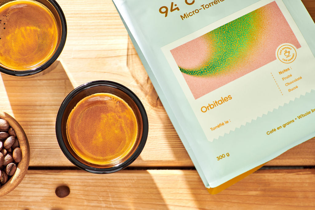 Mélange espresso Orbitales | Fruité, sucré et chocolaté | 94Celcius