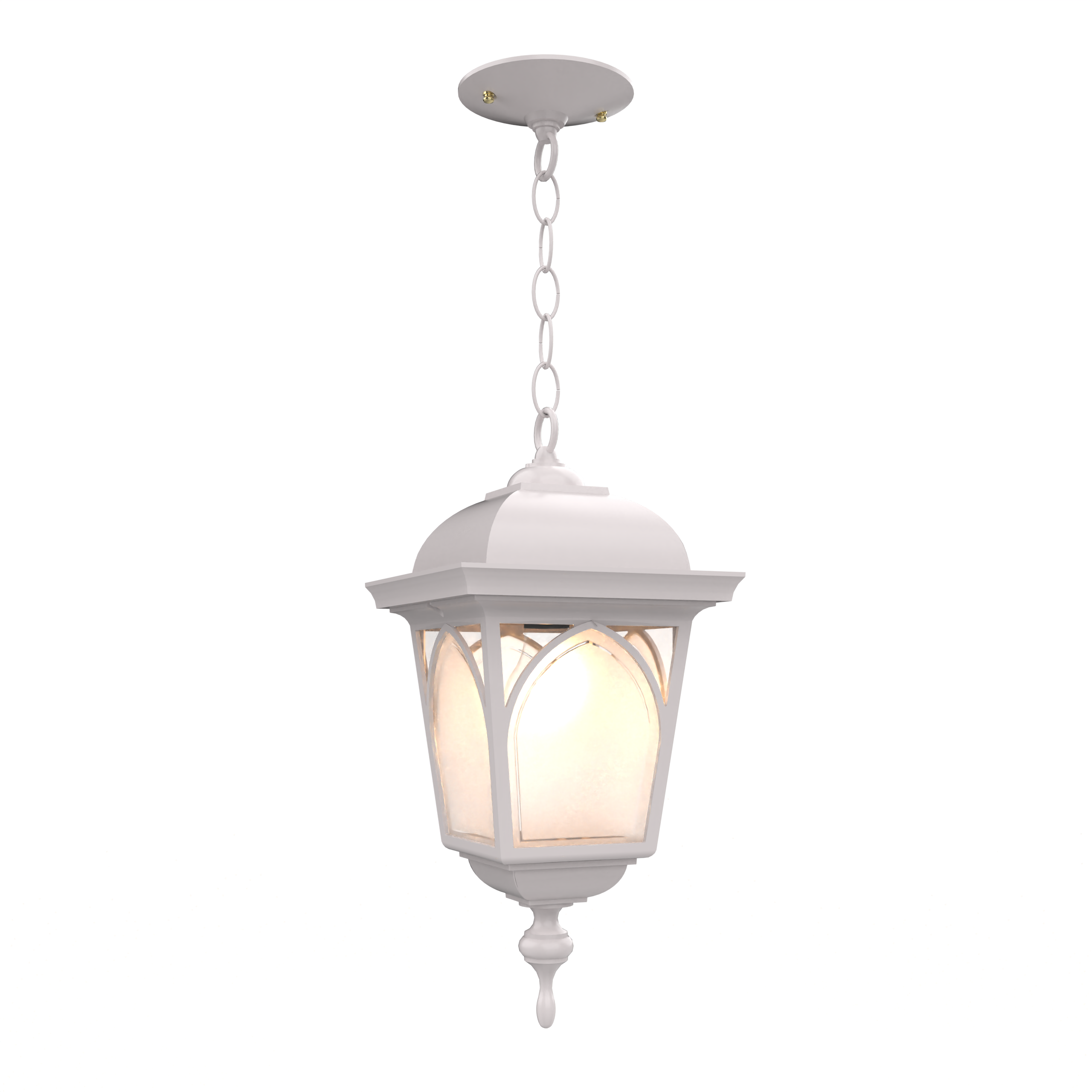 Habitat 21555 | Outdoor Hanging Lantern with Chain | Closed Bottom | Medium Size | SNOC
