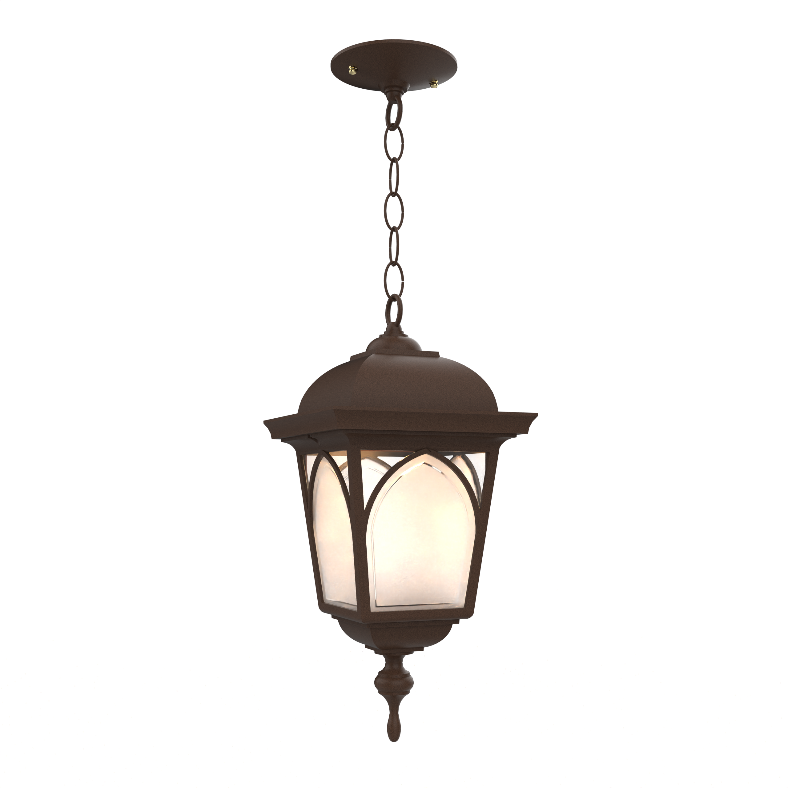 Habitat 21555 | Outdoor Hanging Lantern with Chain | Closed Bottom | Medium Size | SNOC