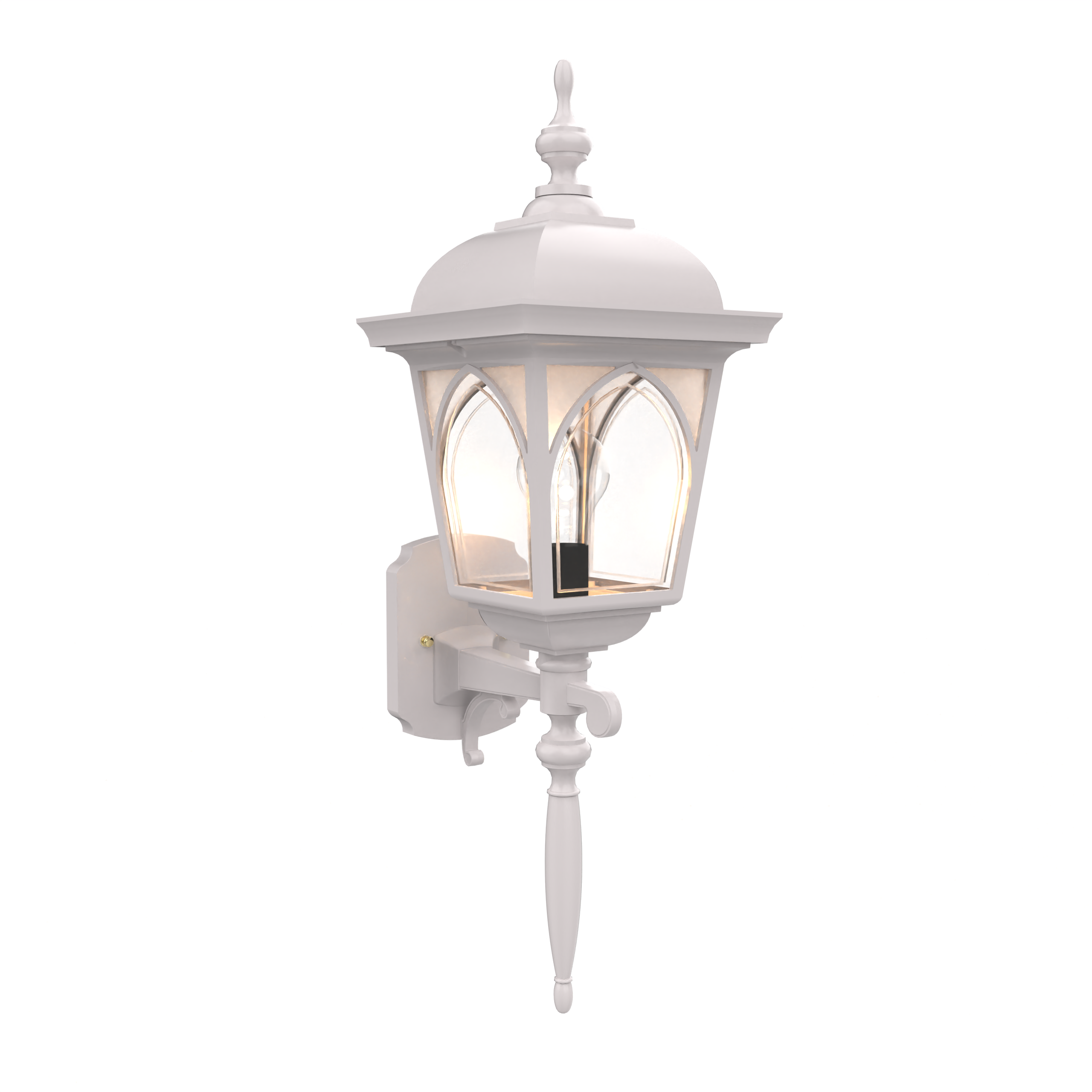 Habitat 21560 | Outdoor Wall Light Upward Mount with Rod | Medium Size | SNOC
