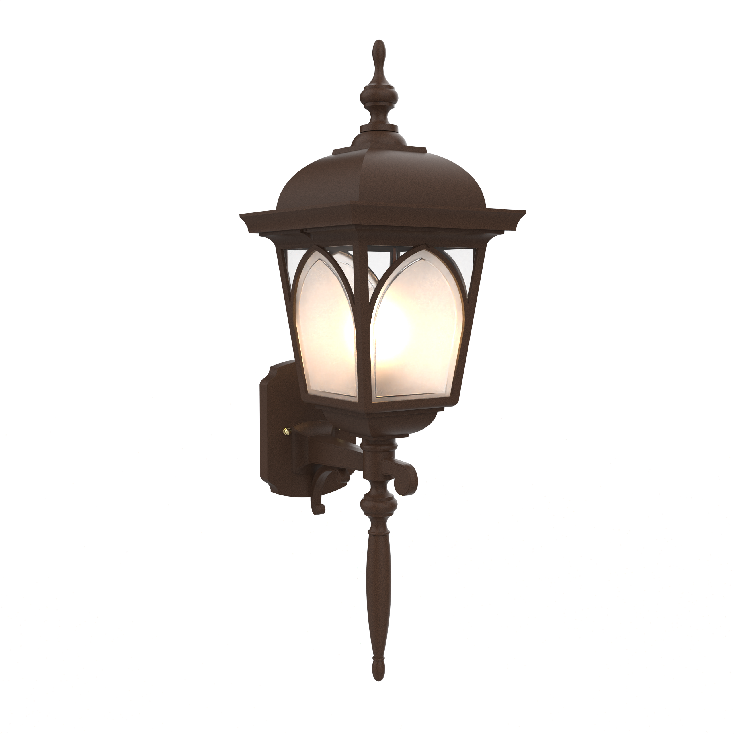 Habitat 21560 | Outdoor Wall Light Upward Mount with Rod | Medium Size | SNOC
