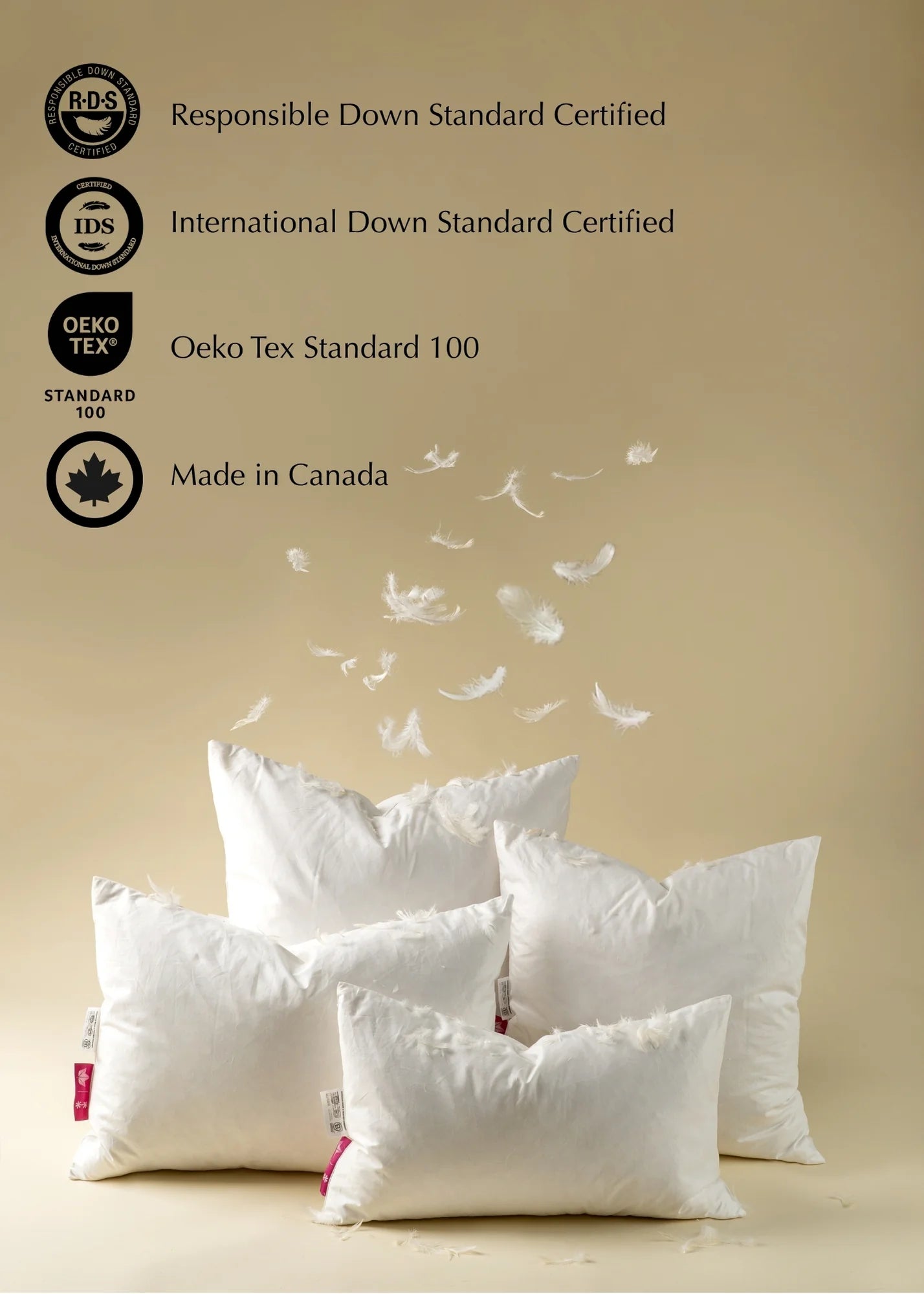 Lina kelp linen decorative cushion 24 x 24 | Sustainable Belgian Linen | Indaba