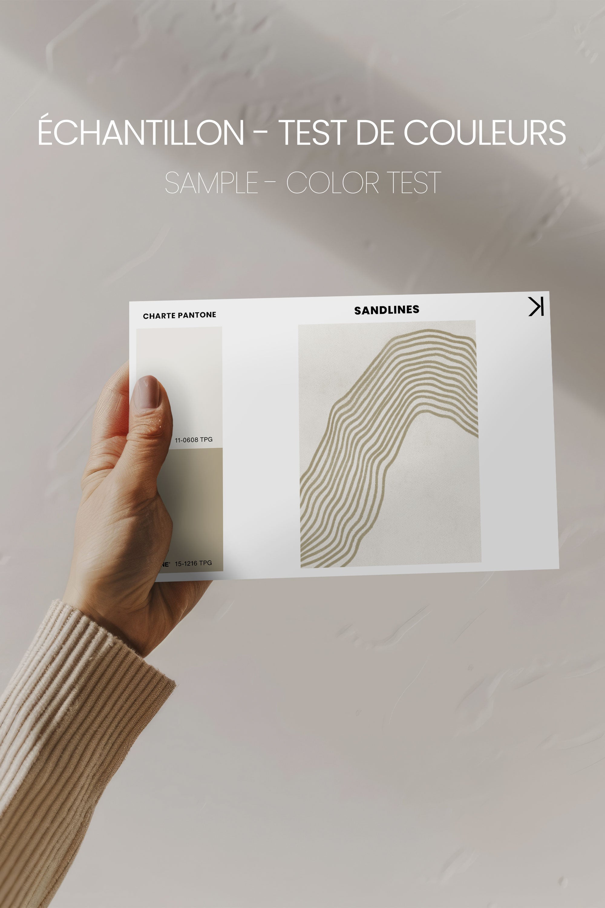 SANDLINES, Oeuvre sur toile étirée