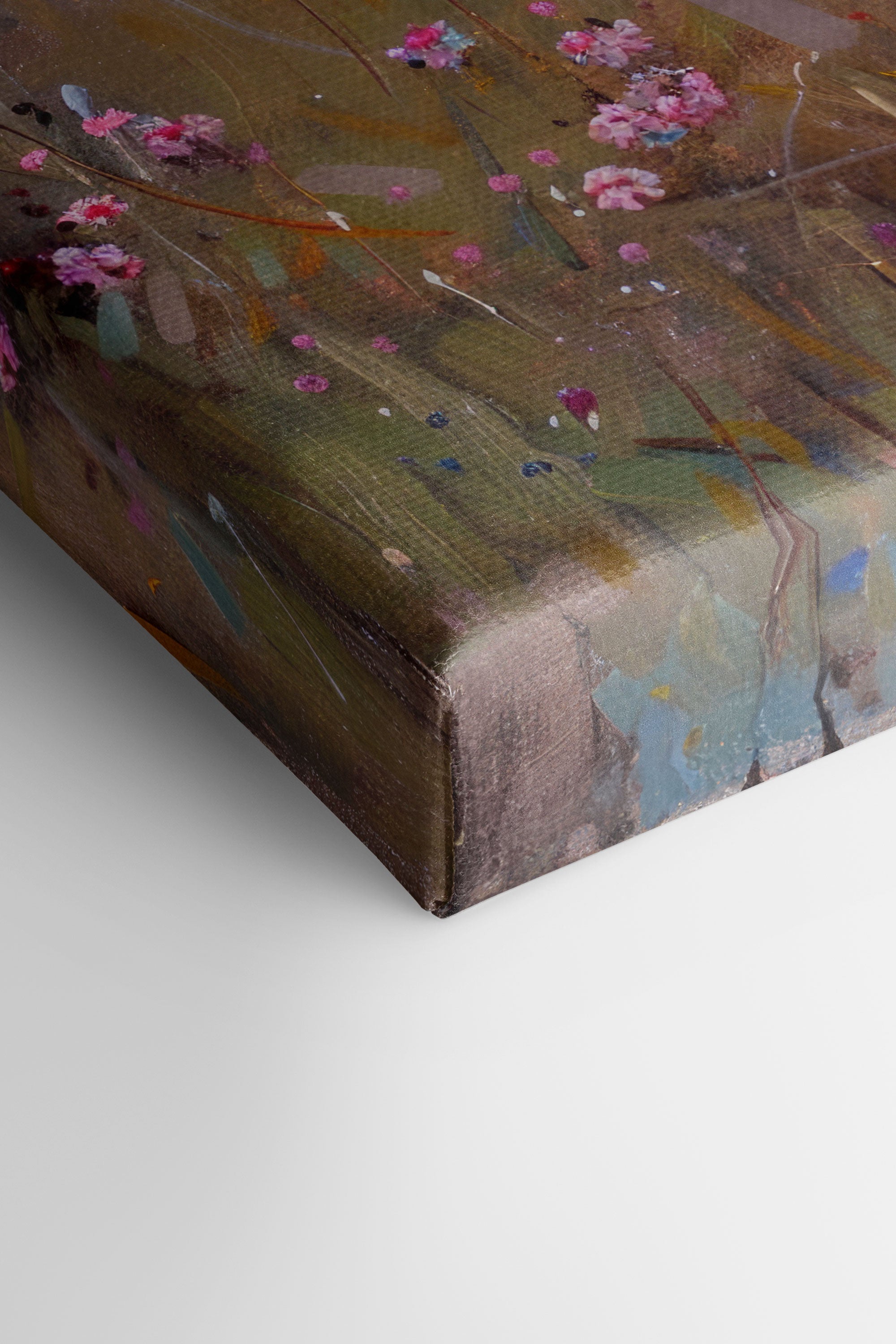 RAINBOW FIELD, Oeuvre sur toile étirée