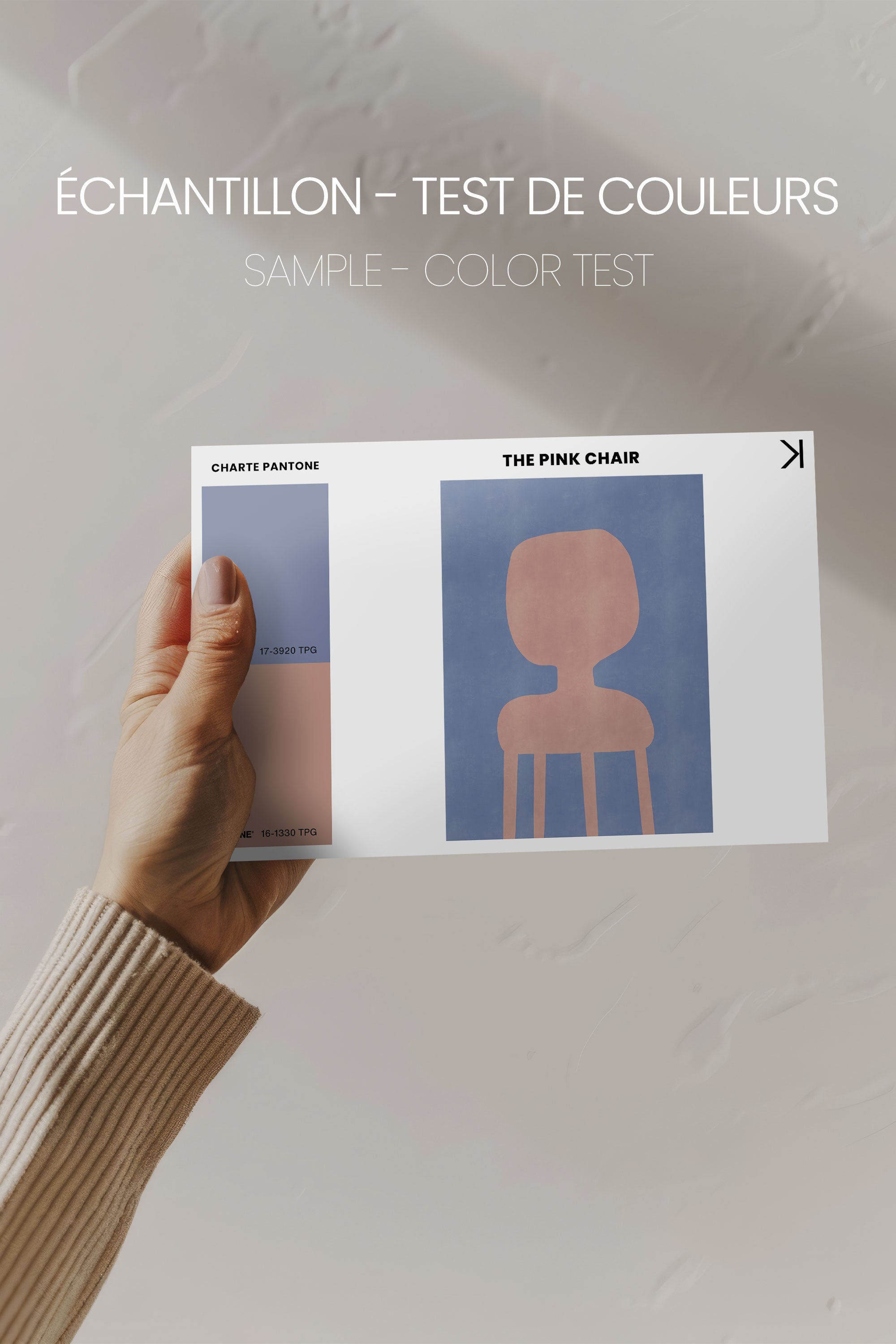 THE PINK CHAIR, Oeuvre sur toile étirée