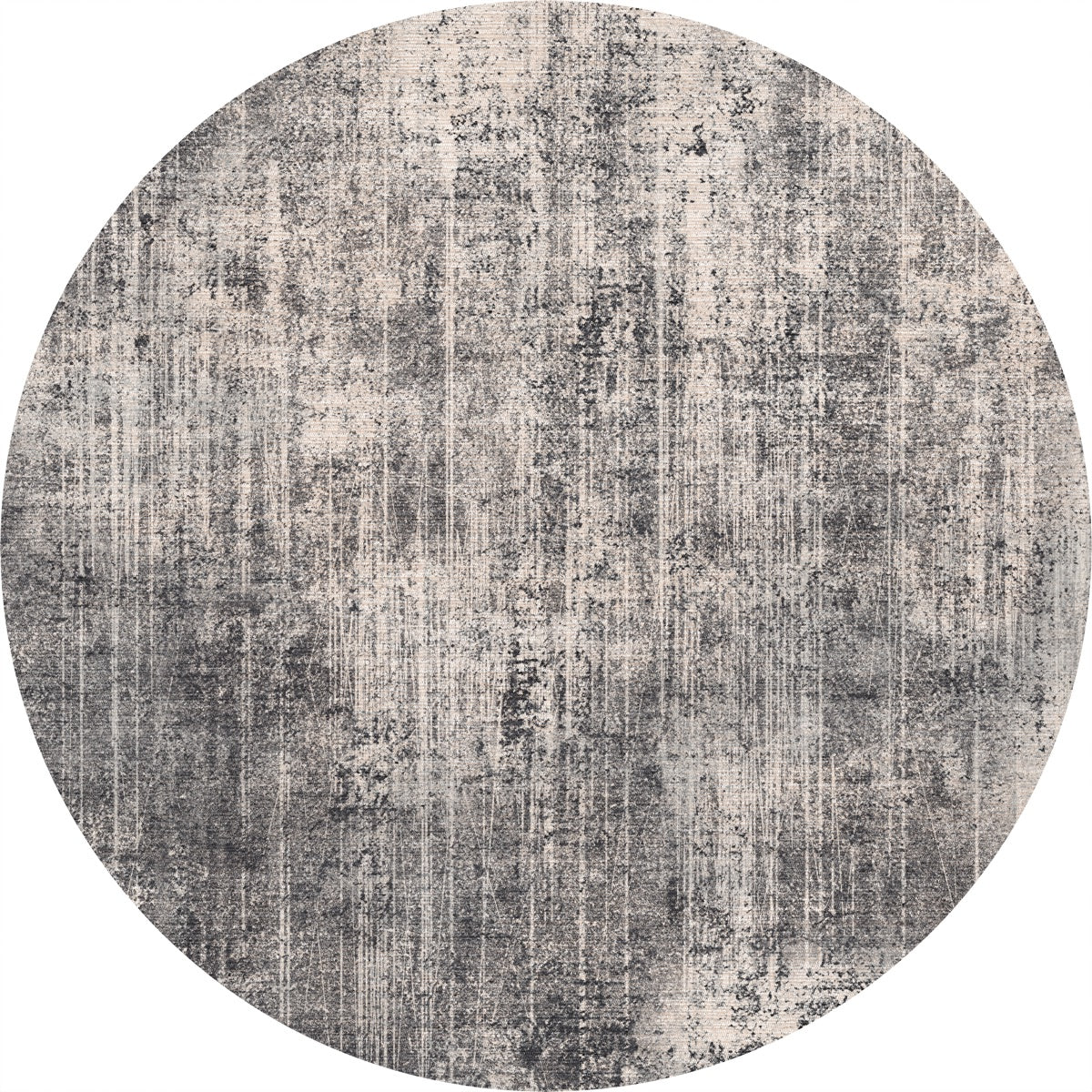 Tapis Willow Gris Foncé & Blanc | Motif Abstrait