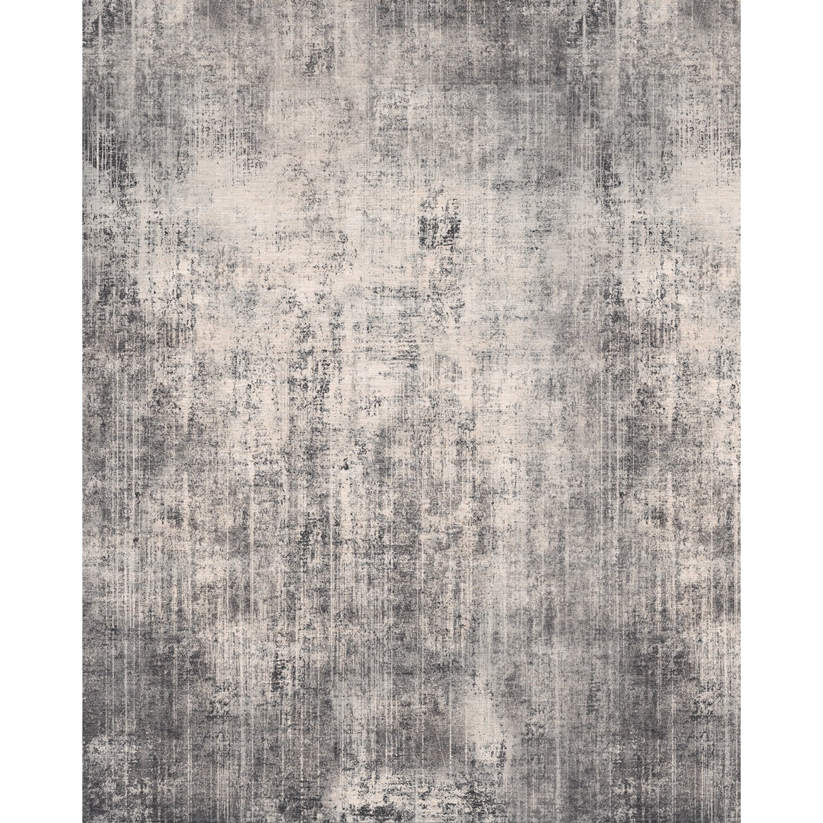 Tapis Willow Gris Foncé & Blanc | Motif Abstrait