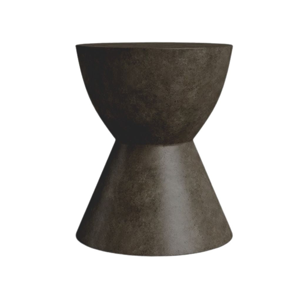 Table d’appoint Roger Terrazzo | Ciment, Blanc ou Noir