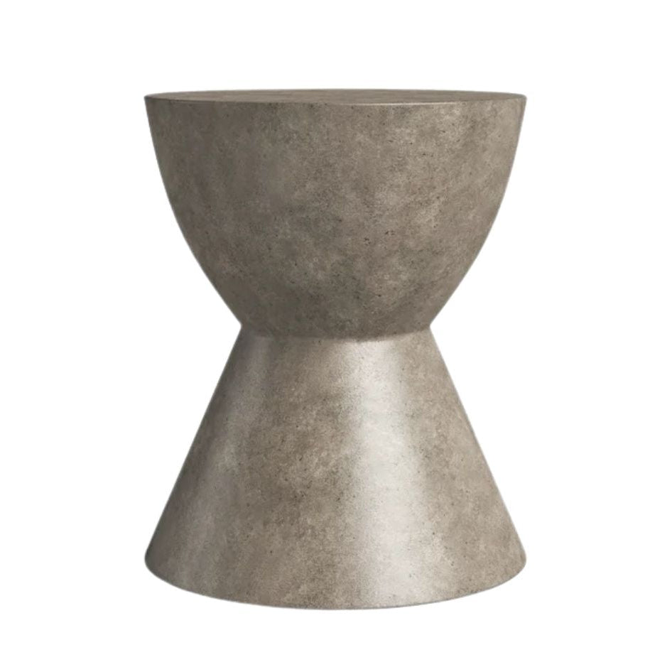 Table d’appoint Roger Terrazzo | Ciment, Blanc ou Noir