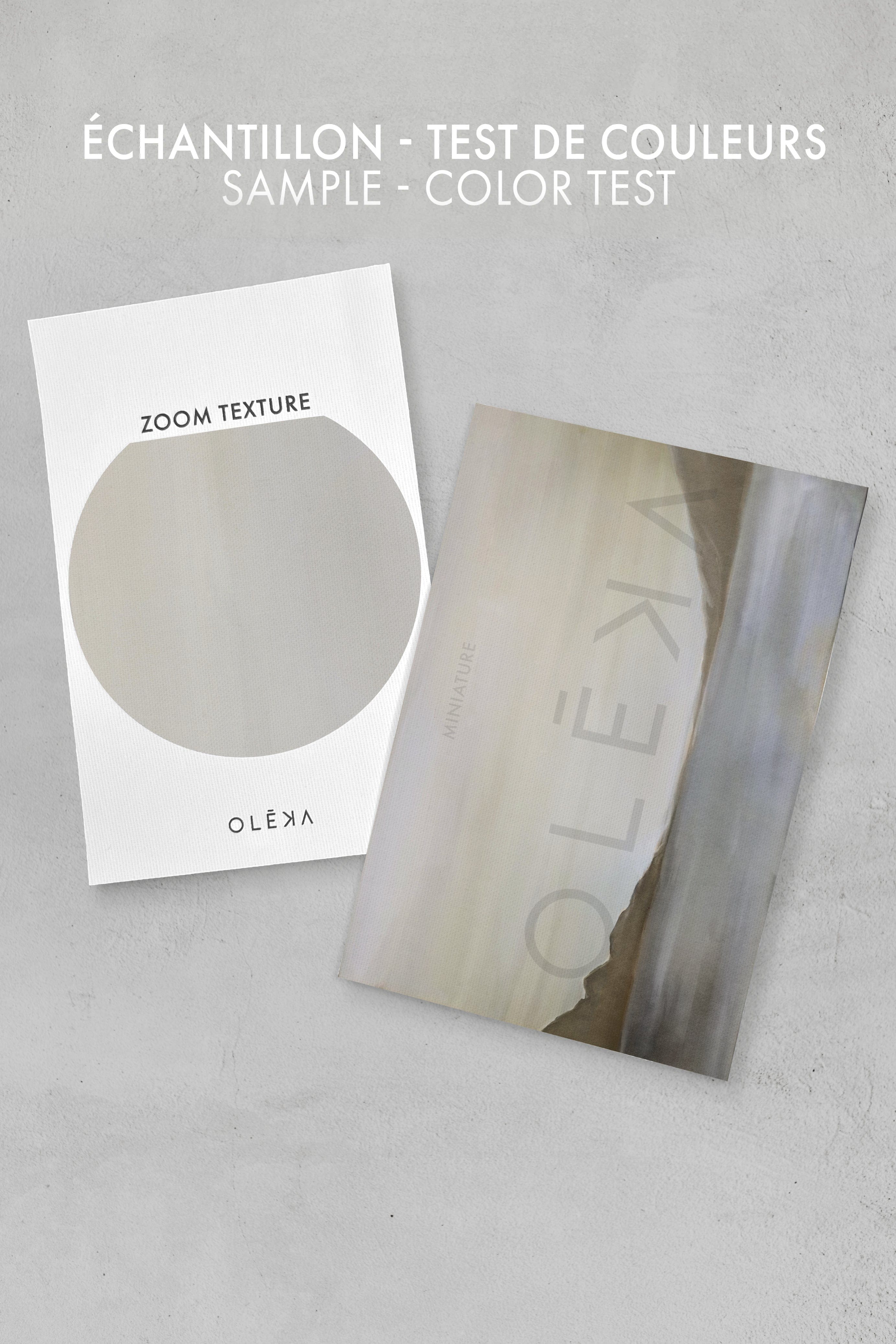 BRISE, Oeuvre sur toile étirée